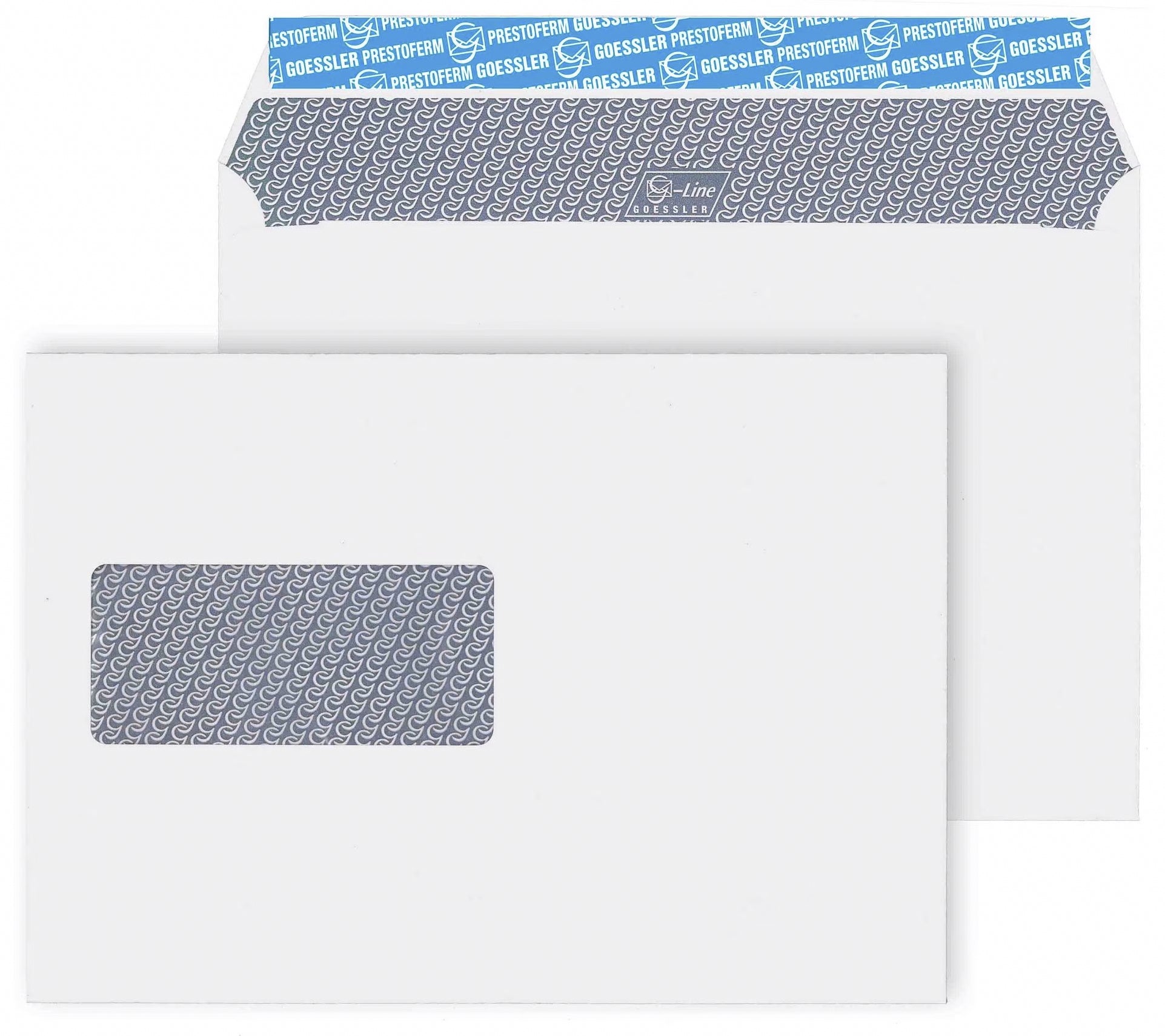 GOESSLER Enveloppe G-Line a/fenêtre C5 2063 100g, blanc 500 pcs.