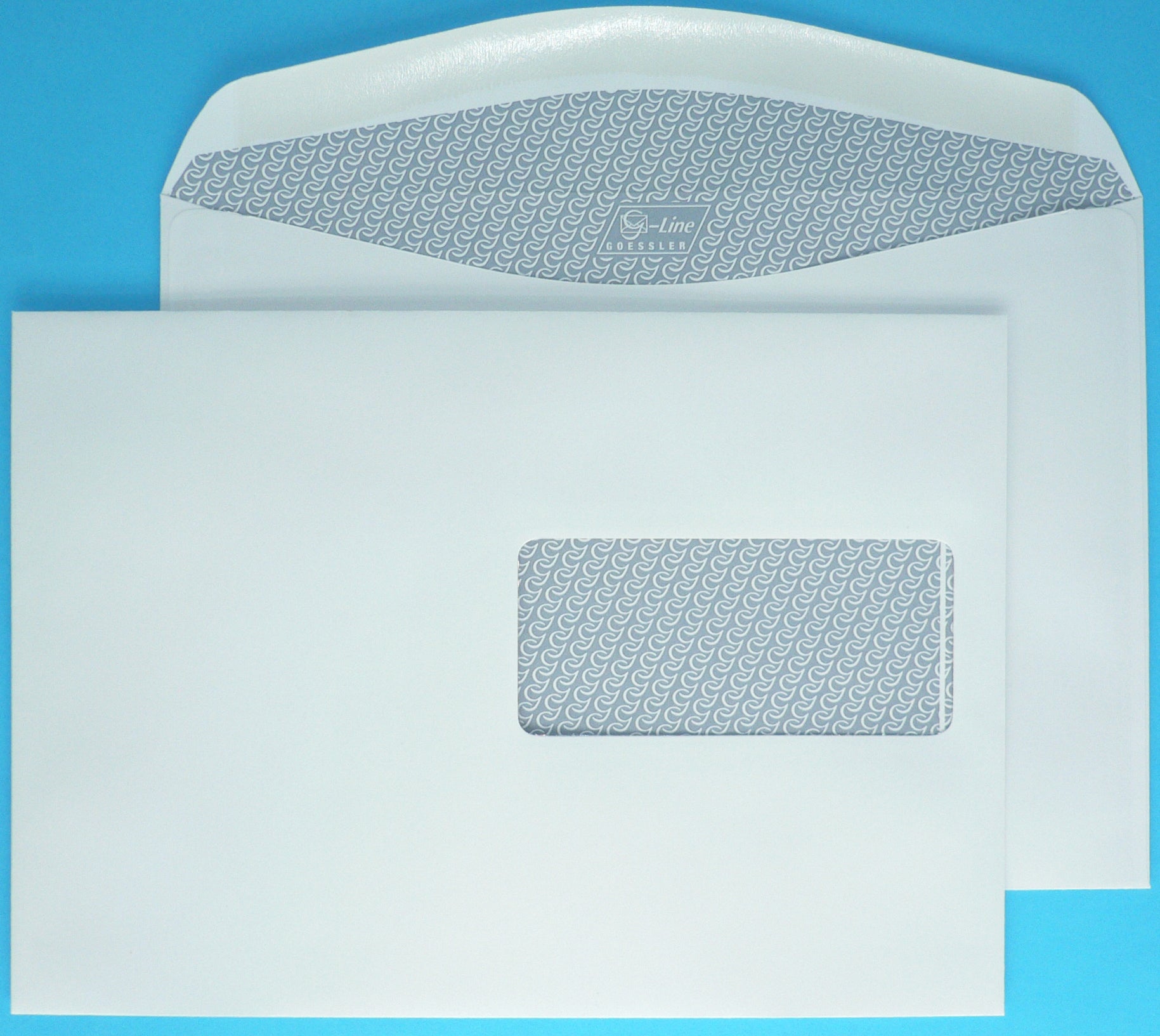 GOESSLER Enveloppe G-Line a/fenêtre C5 2066 100g, blanc 500 pcs.