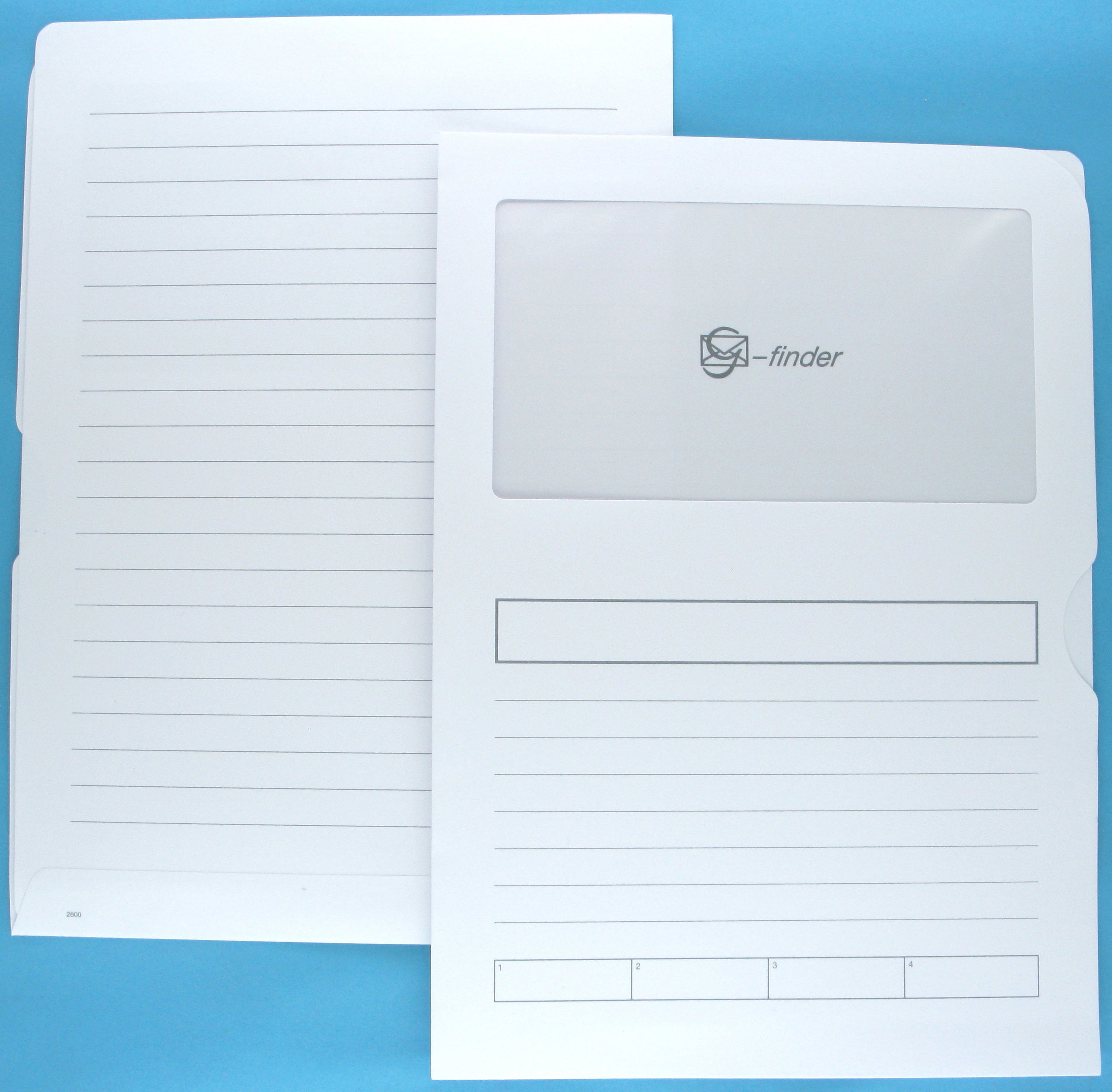 GOESSLER Dossiers G-Finder 220x310mm 2800 blanc 100 pcs.