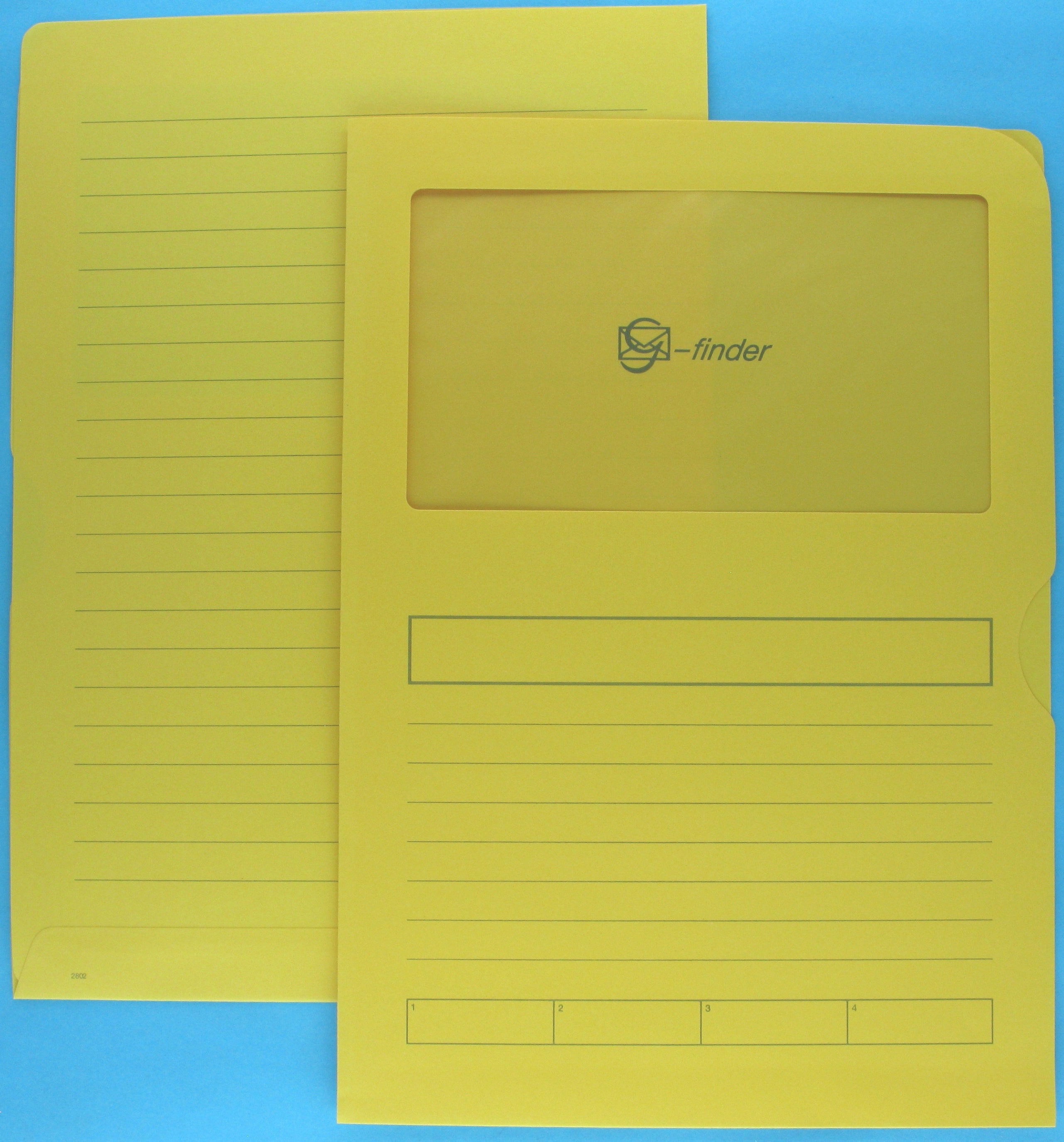 GOESSLER Dossiers G-Finder 220x310mm 2802 jaune 100 pcs.