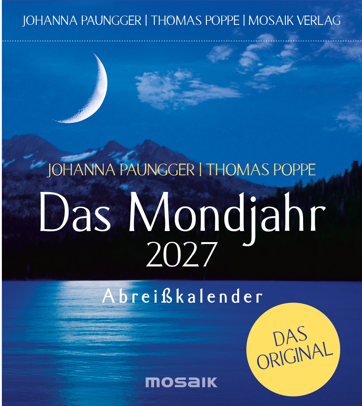 GOLDMANN  Calend. déchirer Mondjahr 2027