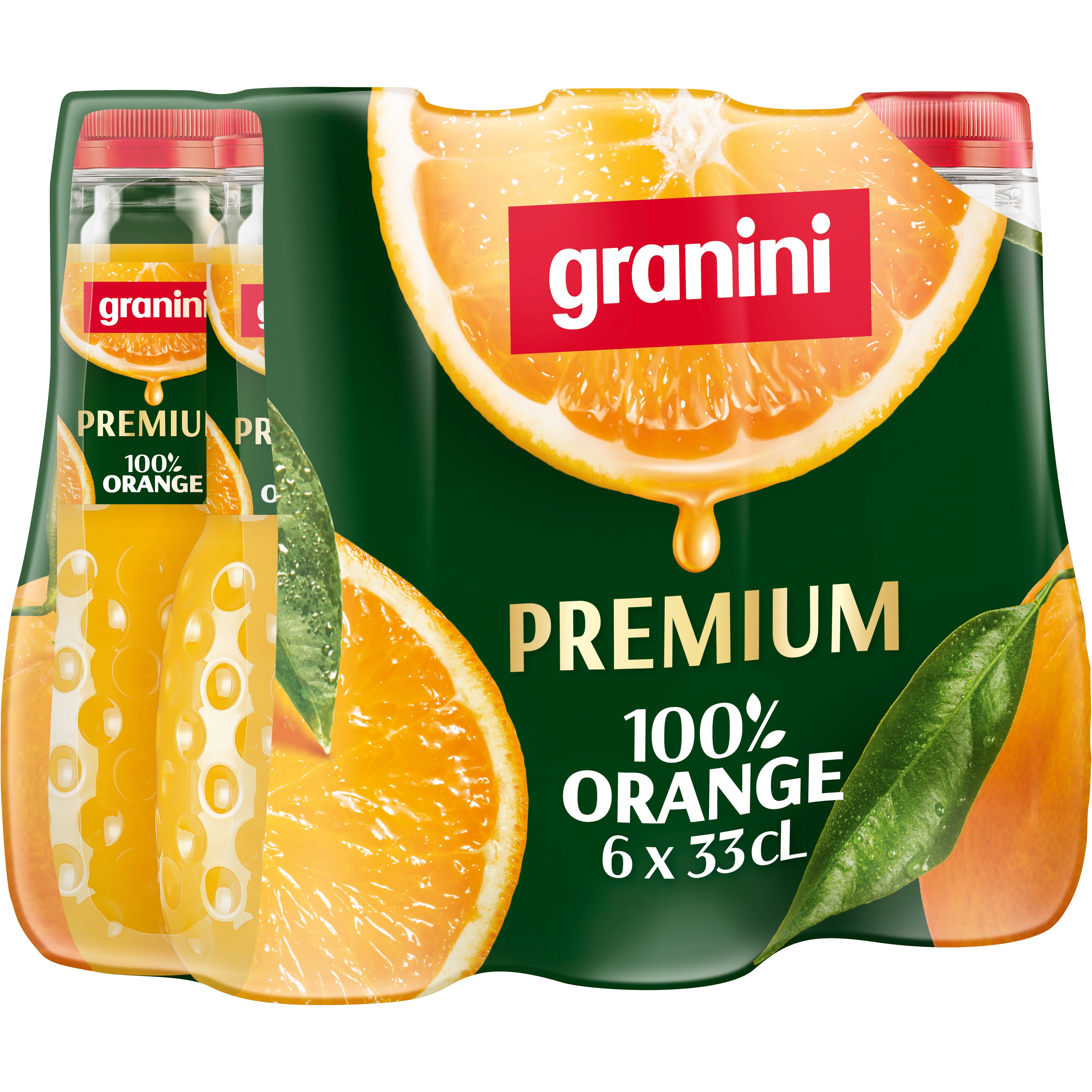 GRANINI Jus d'orange 7930610 33 cl, 6 pcs.