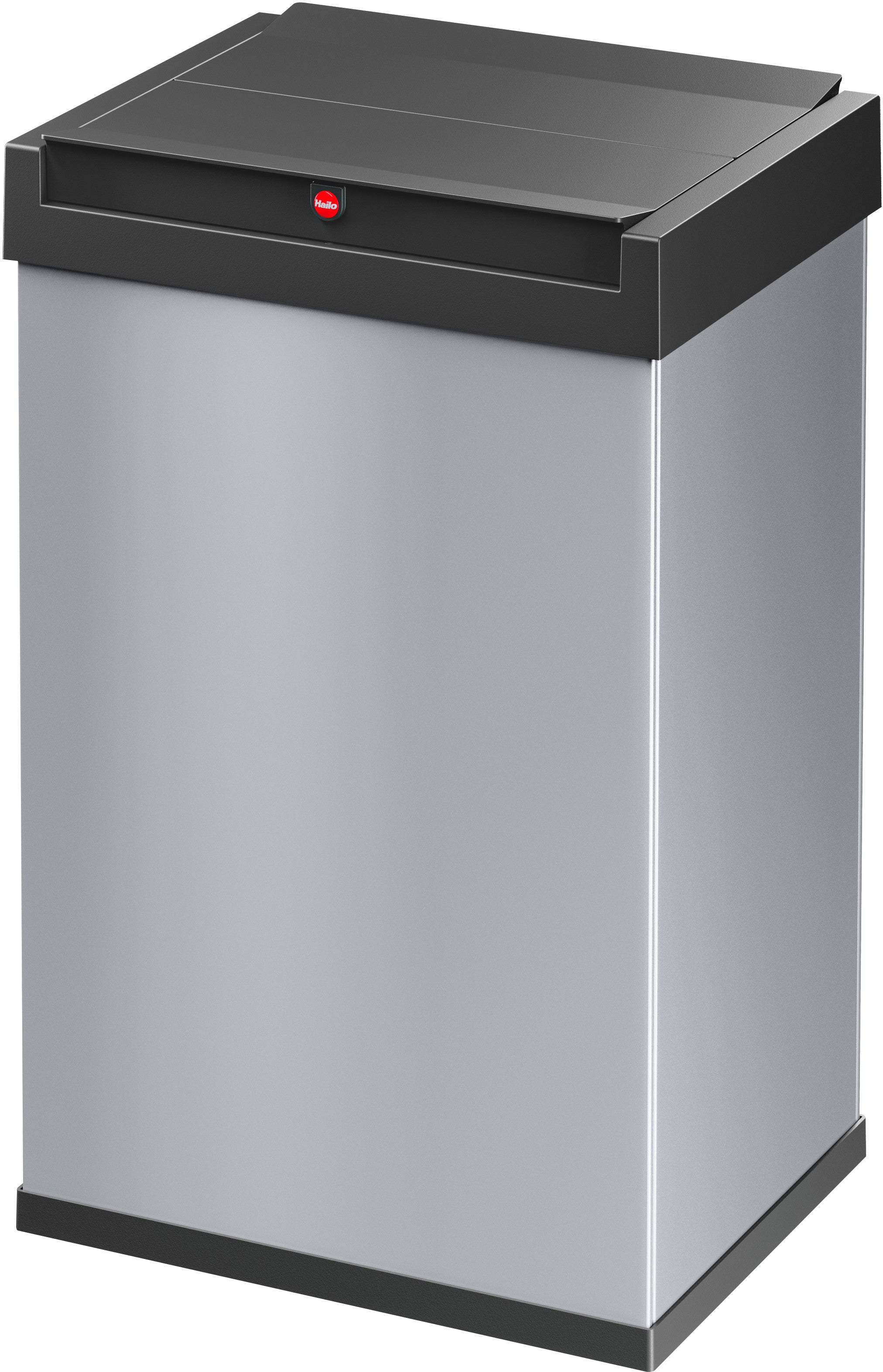 HAILO Poubelle Big-Box 35lt 350.840121.00 argent, Swing L