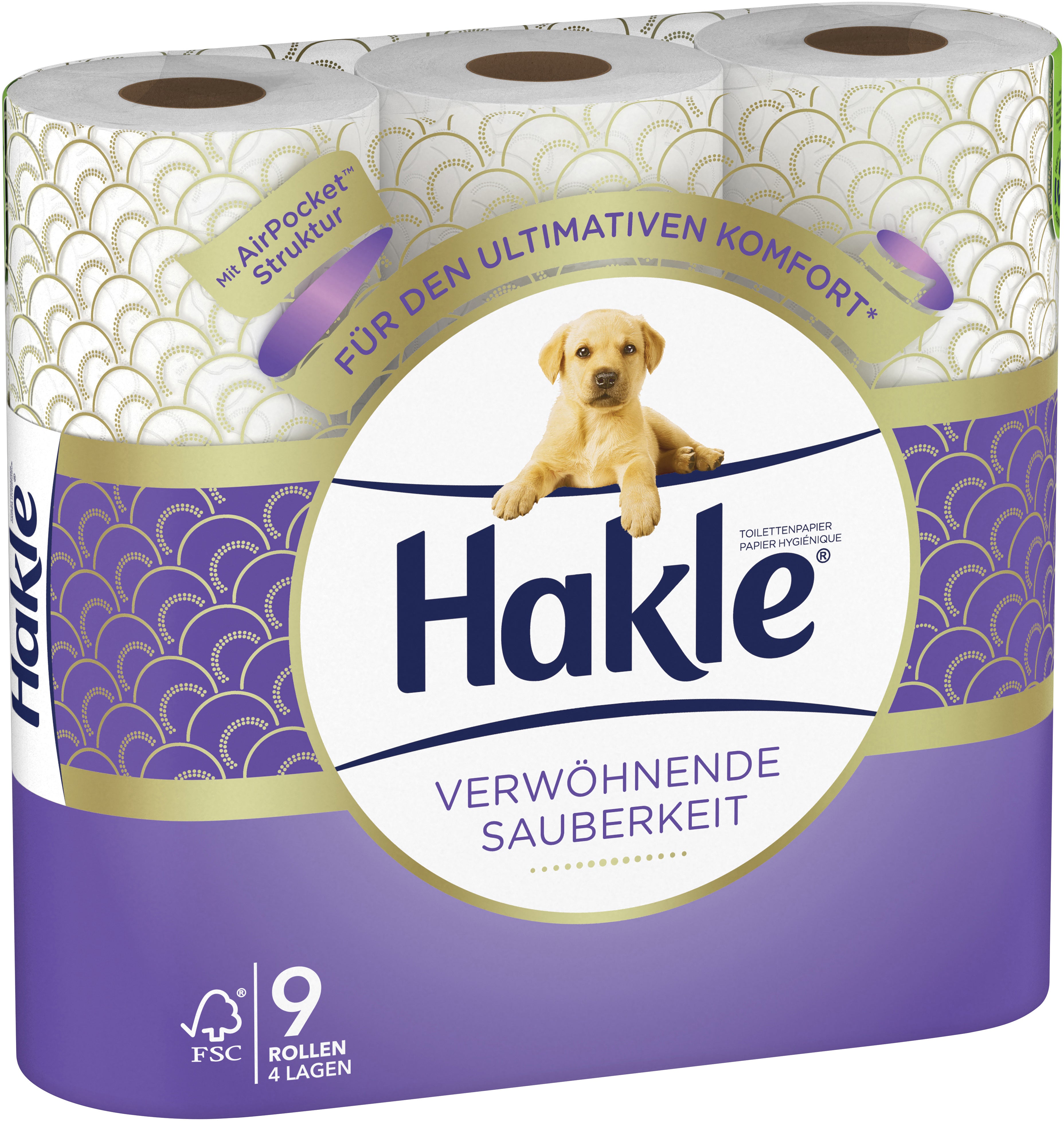 HAKLE Papier-toilette 4161748 nettoyage 9 Rl.