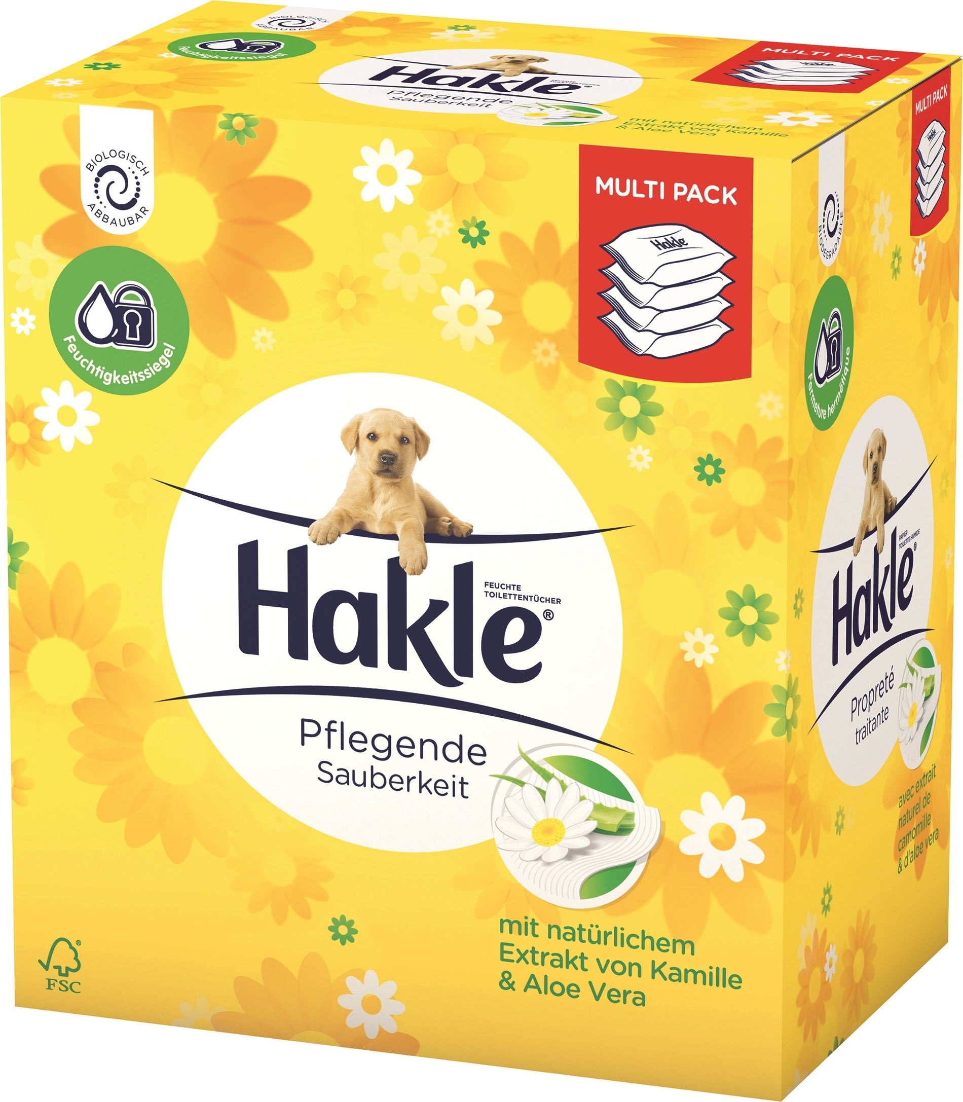 HAKLE Boîte à mouchoirs humides 992952 Refill 4x42 feuilles