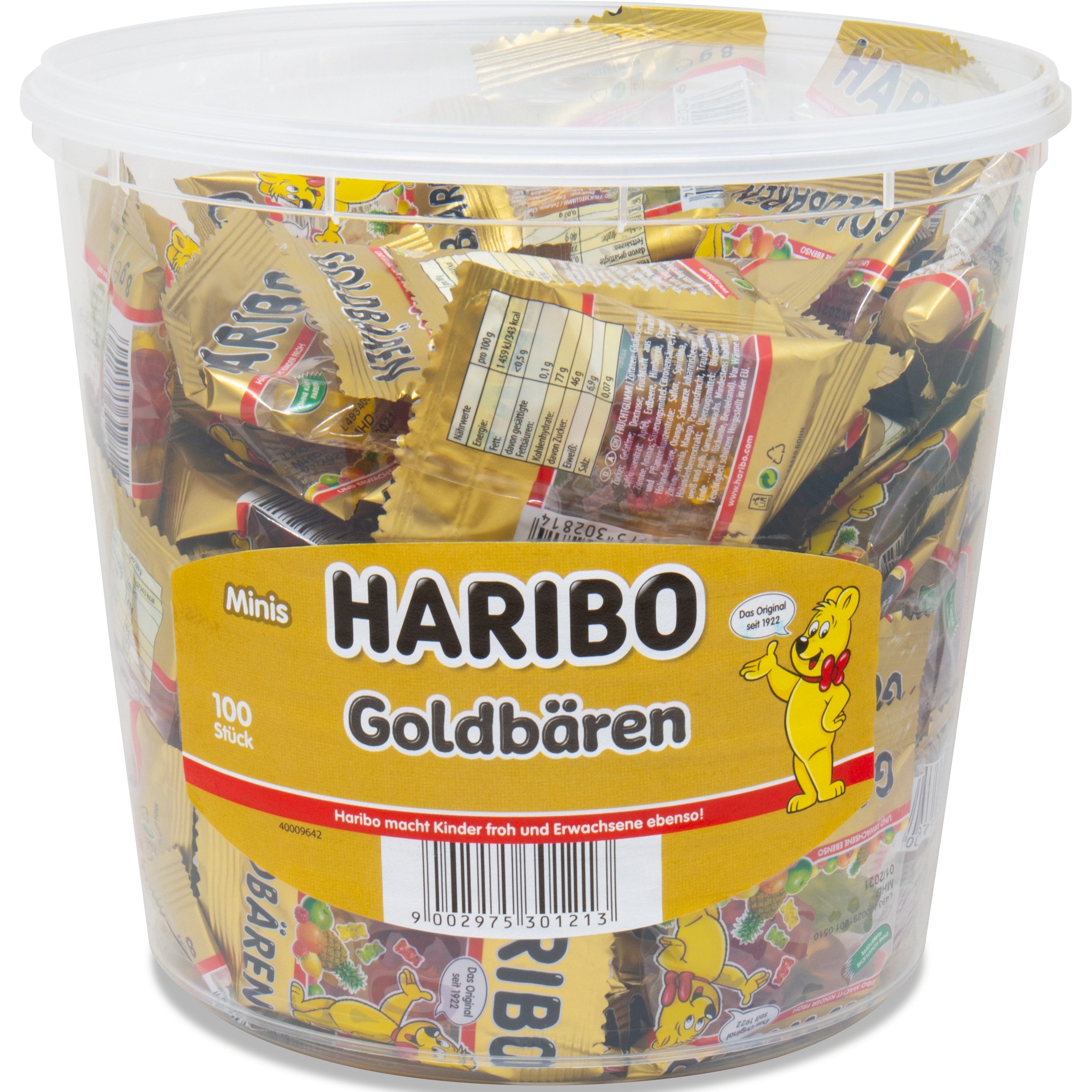 HARIBO Ours d'or 127376 100 pcs.