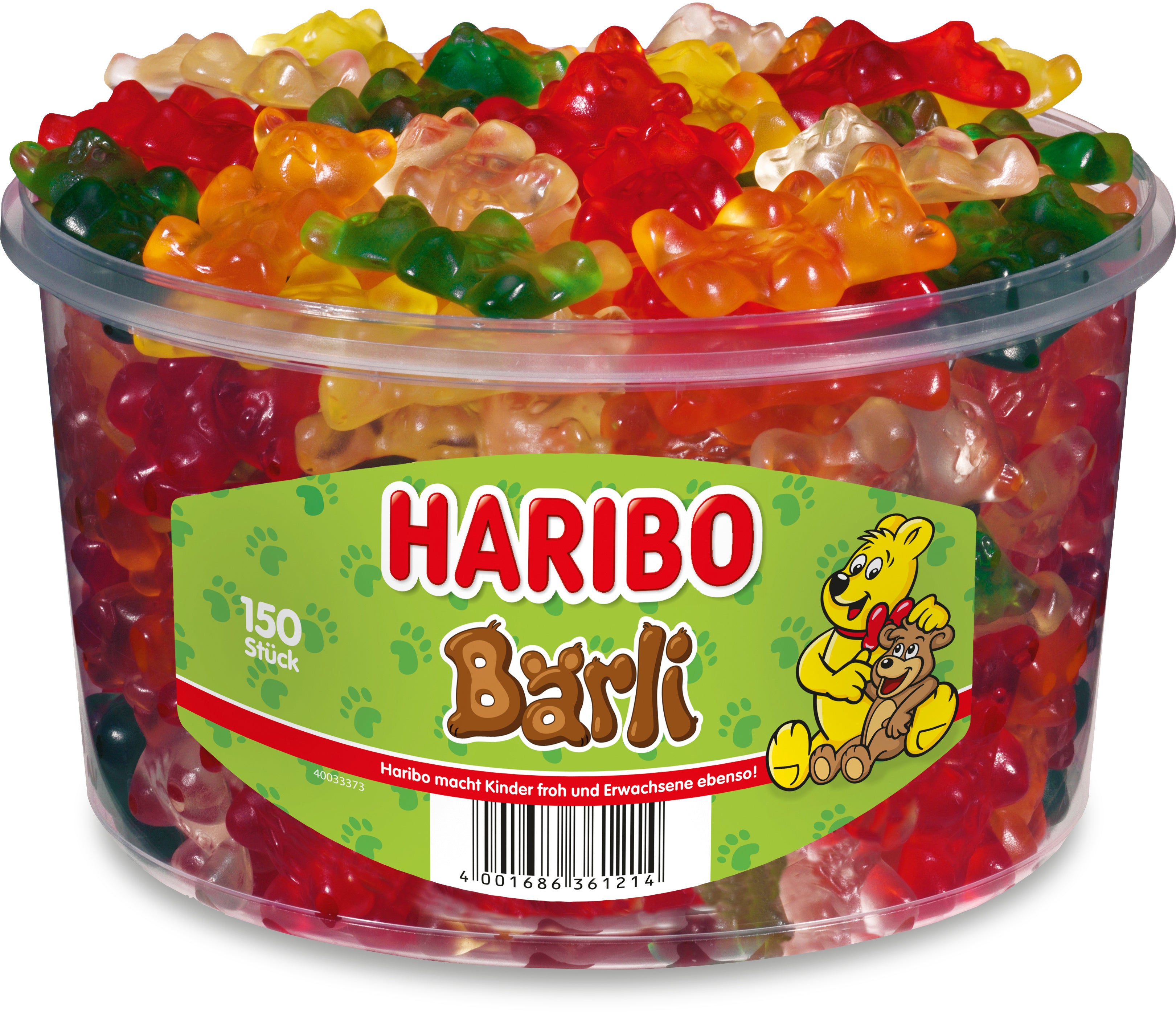 HARIBO Ours 60481 Boîte 200g, 150 pcs.
