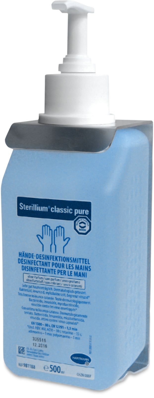 HARTMANN Support mural 9881920 für 500ml Flasche