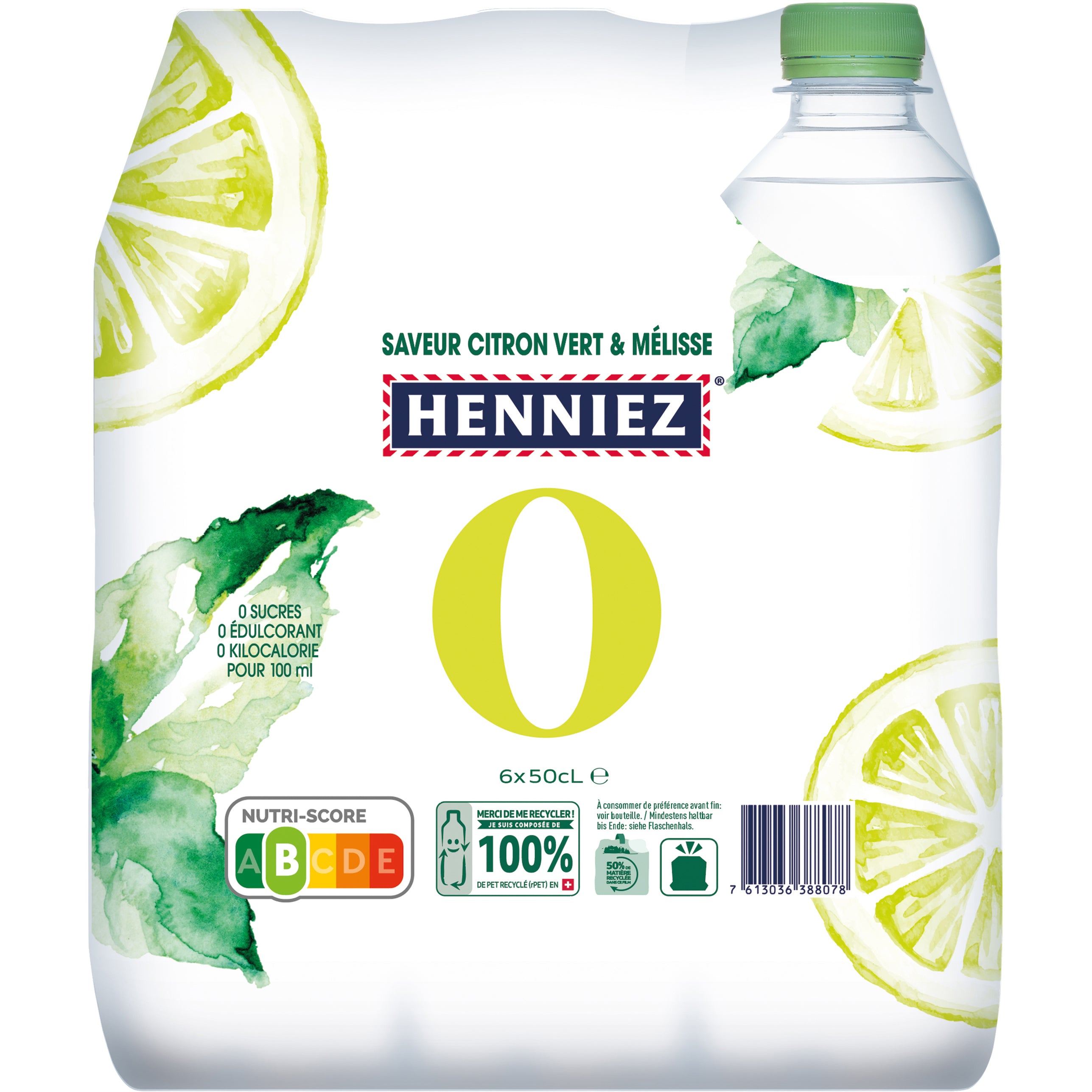HENNIEZ 0 Citron vert-Mélisse 12360154 50 cl, 6 pcs.