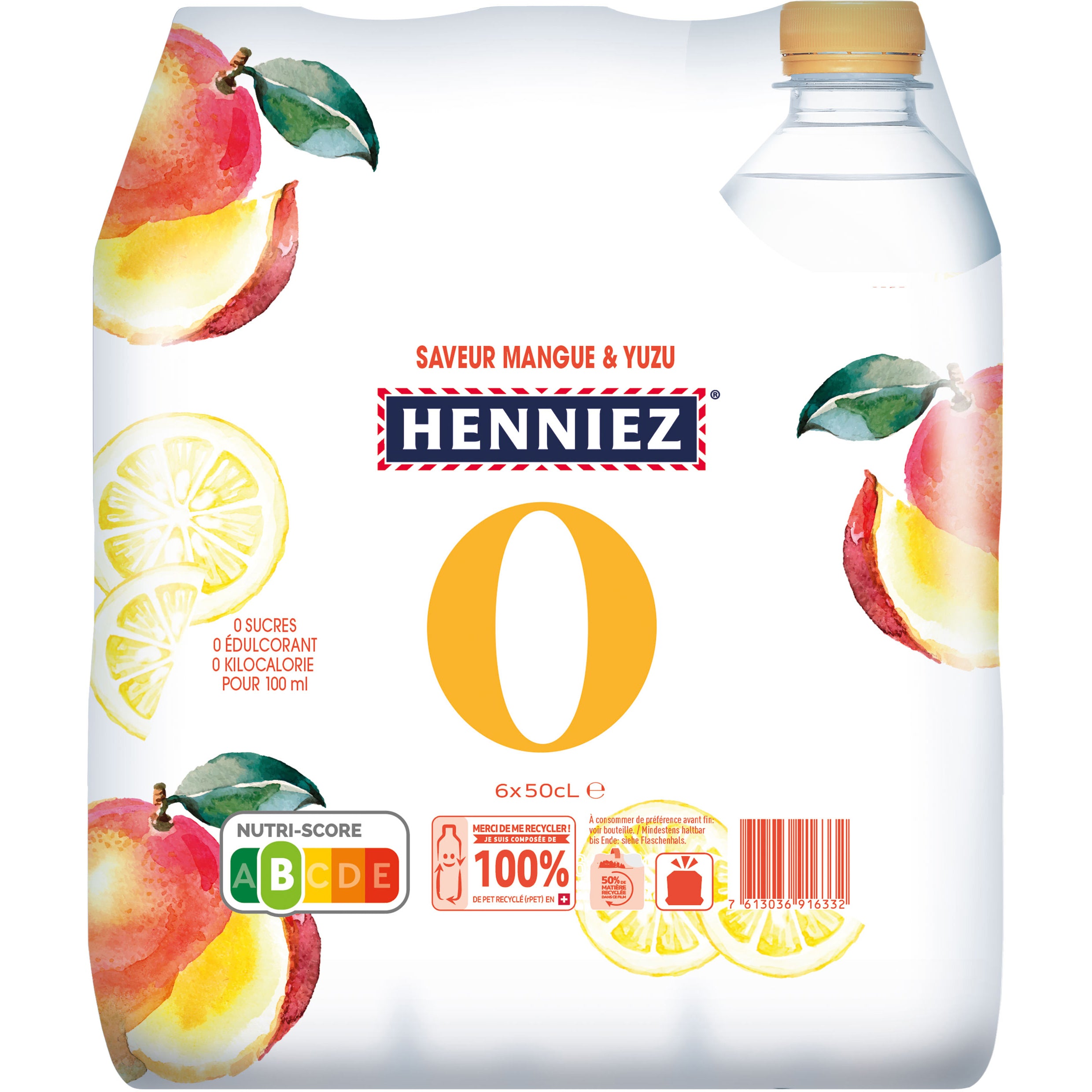 HENNIEZ 0 Mango-Yuzu 12396746 50 cl, 6 pcs.