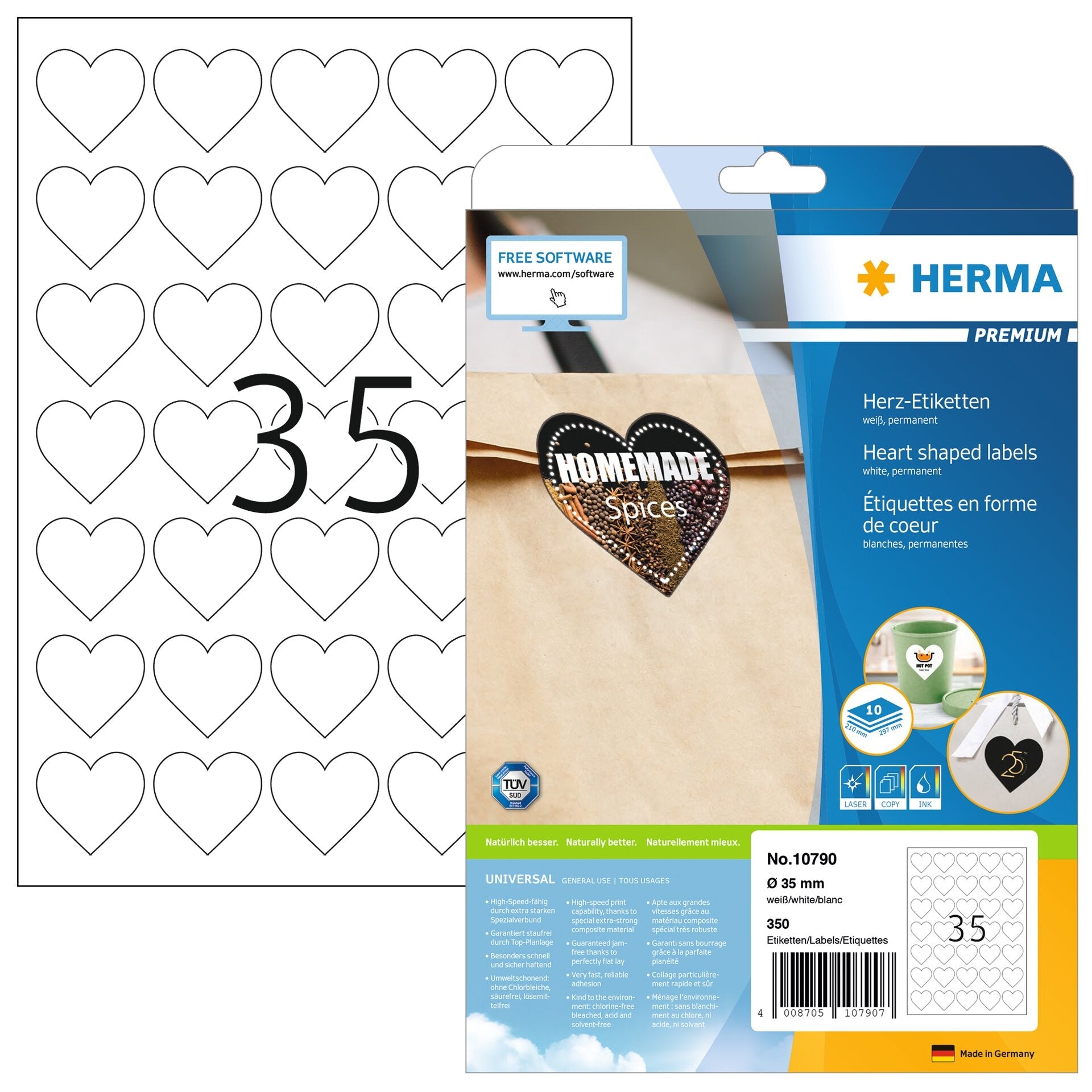 HERMA     Étiquettes Premium        35mm