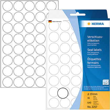 HERMA     Etiquettes                19mm