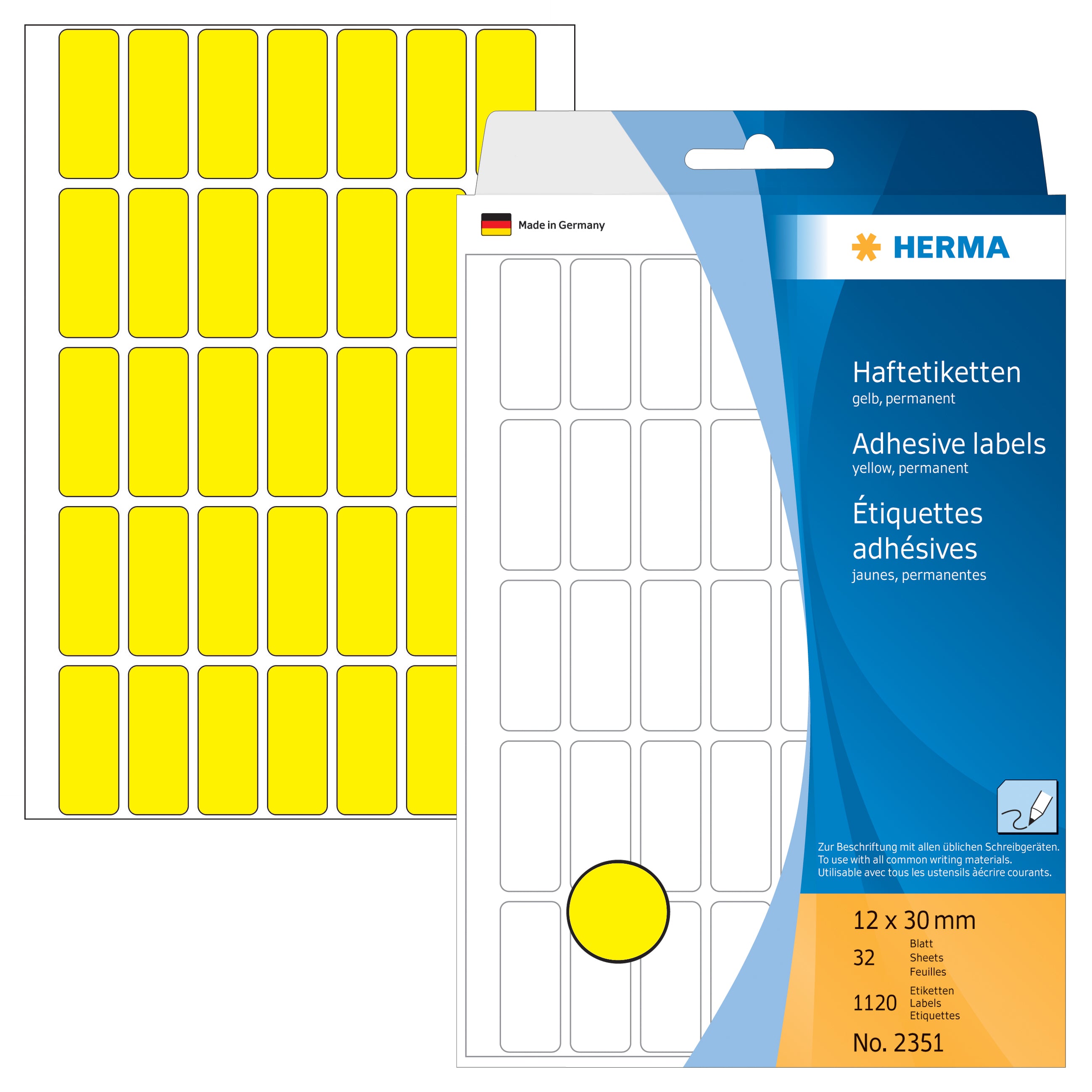 HERMA     Etiquettes             12×30mm