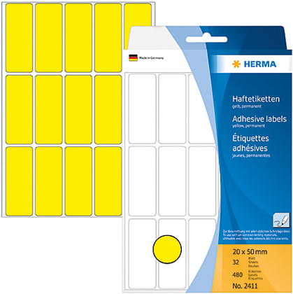 HERMA     Etiquettes             20×50mm