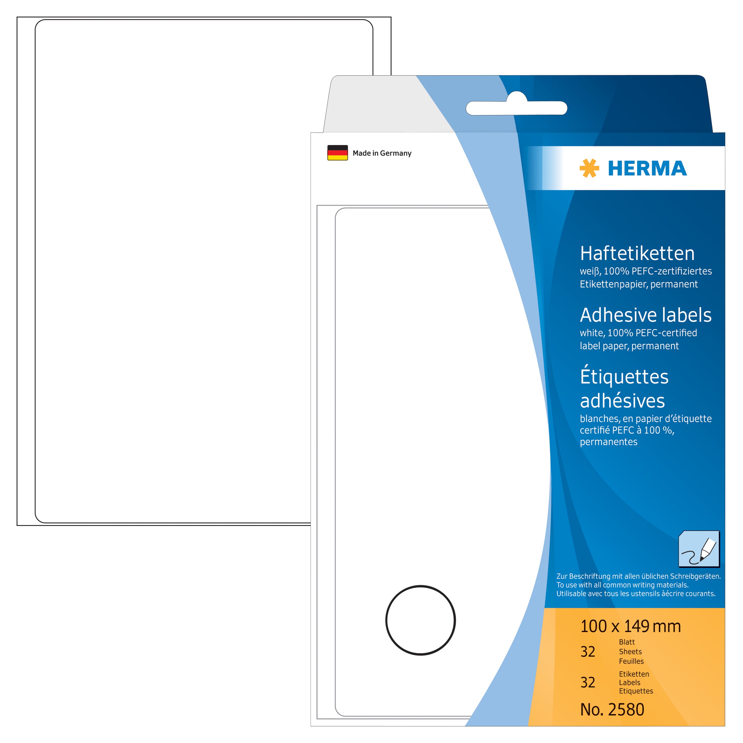 HERMA     Etiquettes           100×149mm