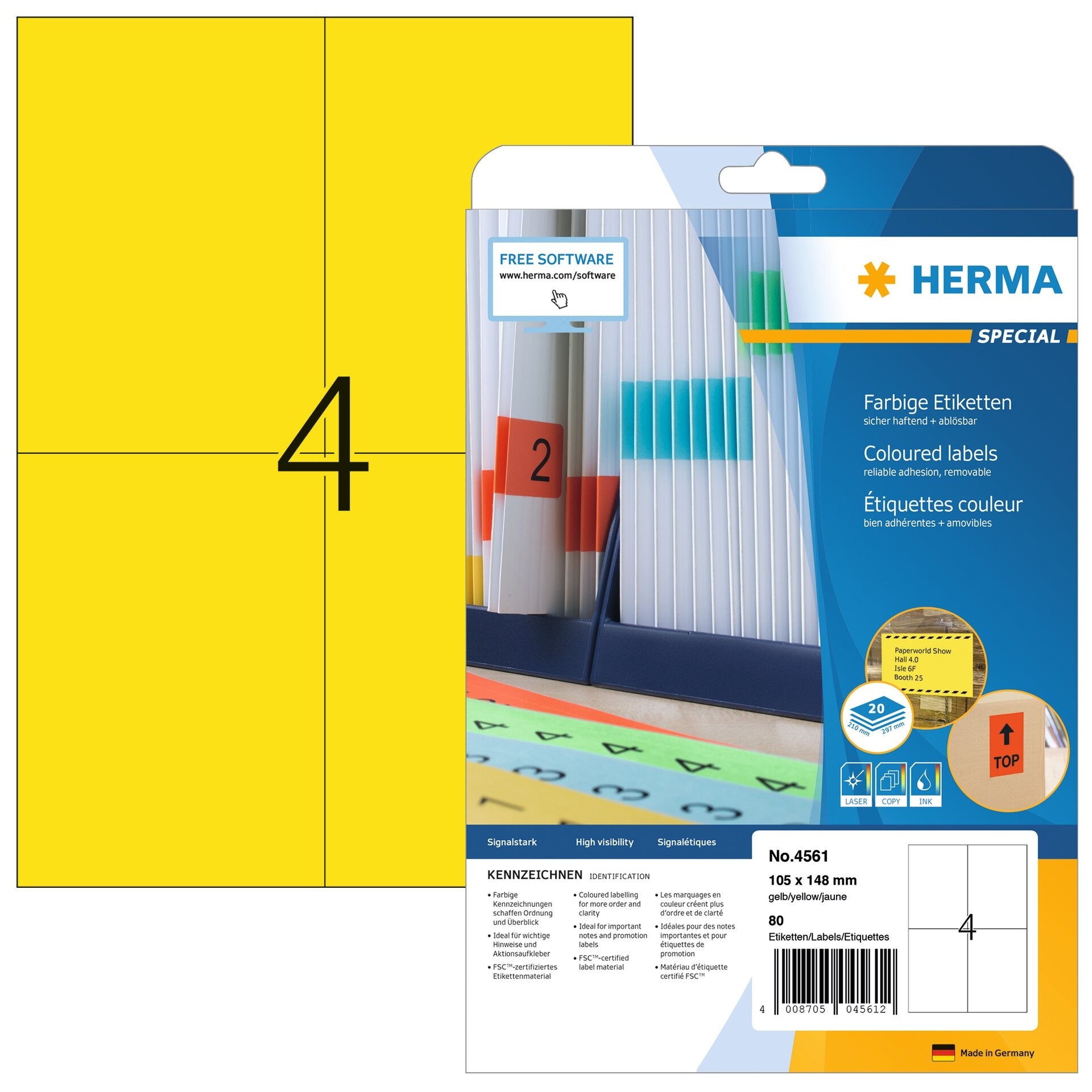 HERMA     Étiquettes SPECIA    105x148mm