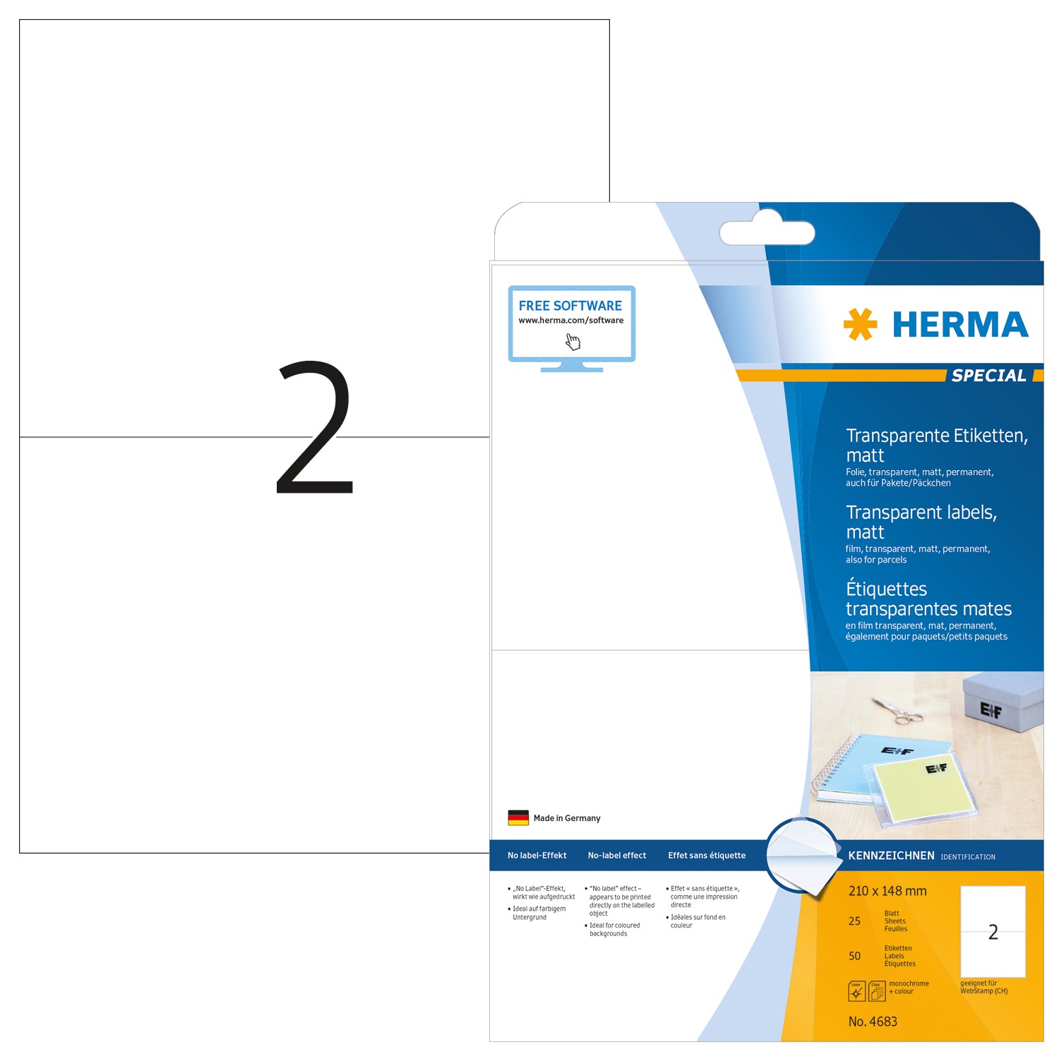 HERMA     Etiquettes Special   210×148mm