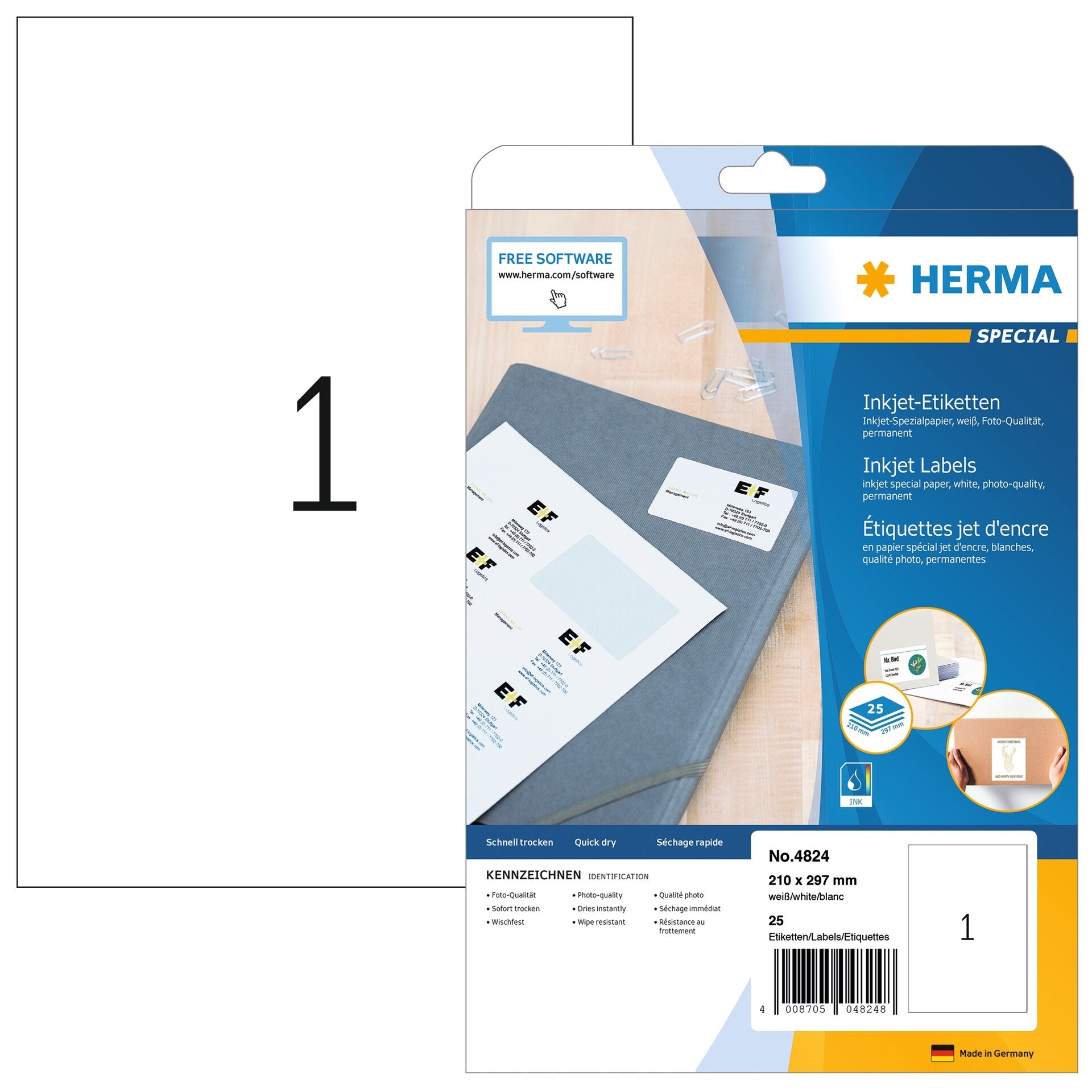 HERMA     Etiquettes Special          A4