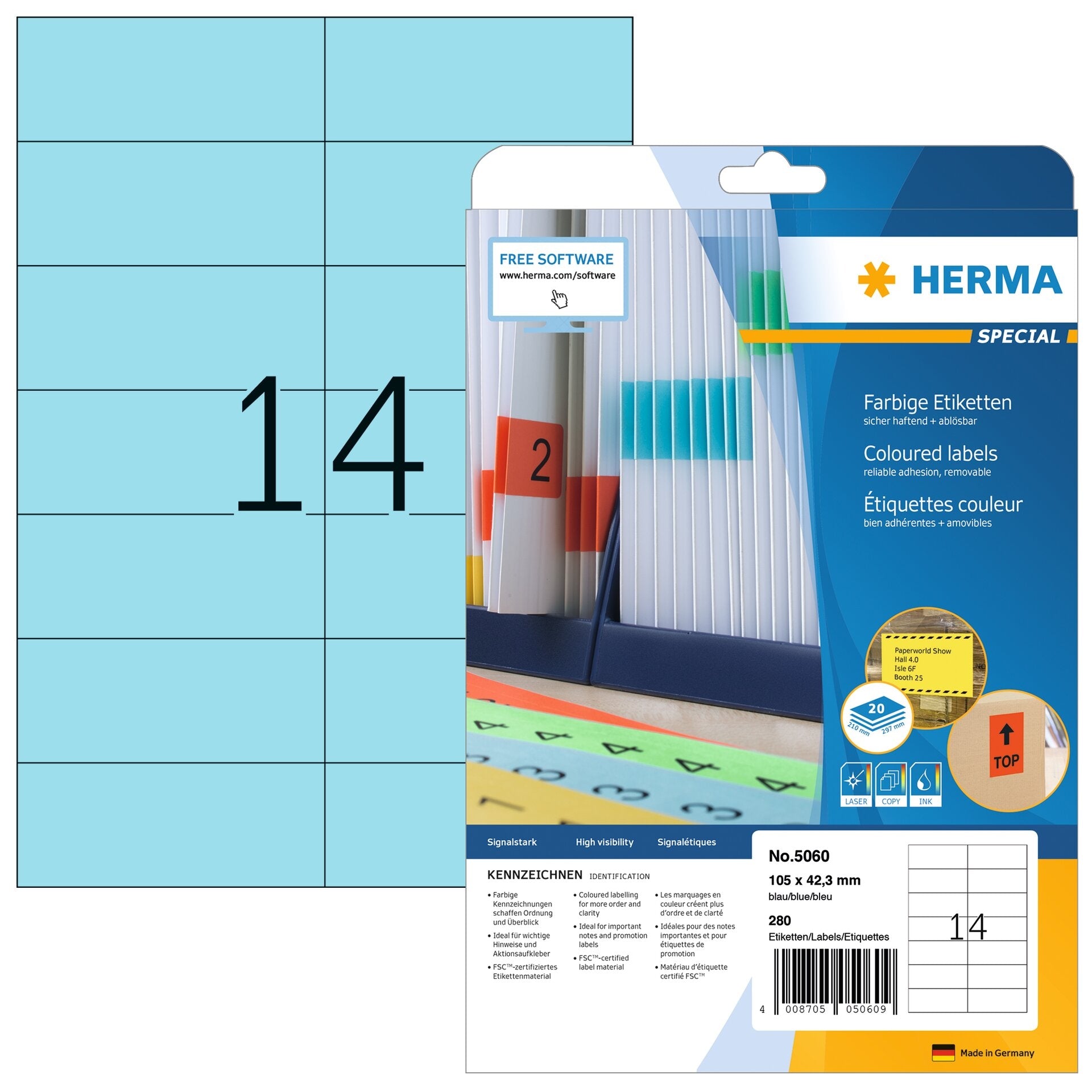 HERMA     Etiquettes Special  105x42,3mm