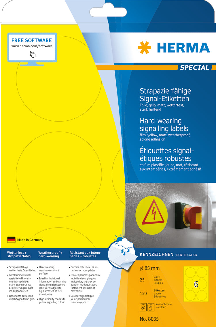 HERMA     Étiquettes SPECIAL     85x85mm