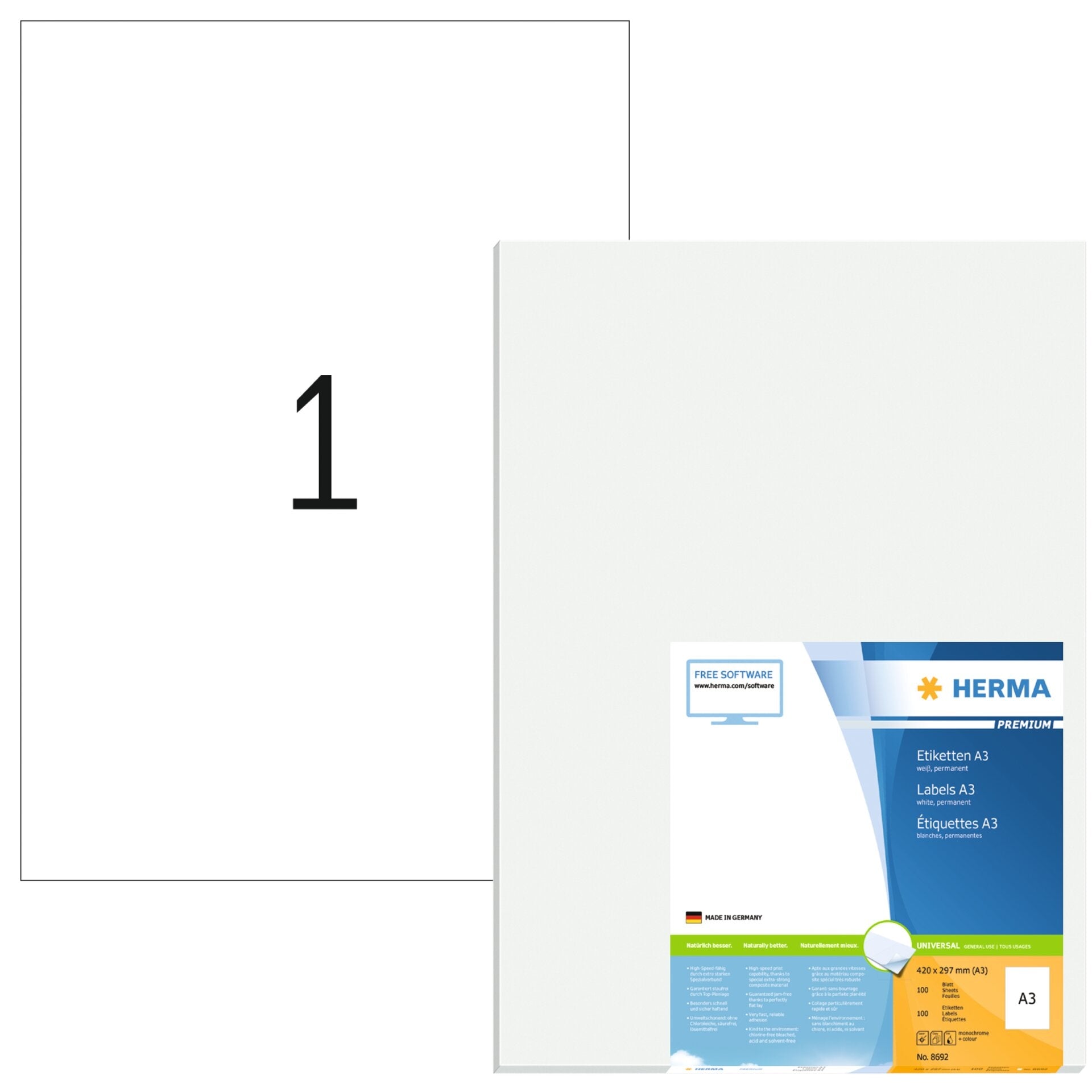 HERMA     Etiquettes 8692