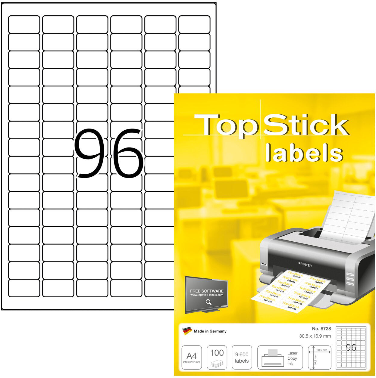 HERMA     Étiquette TopStick 30.5x16.9mm