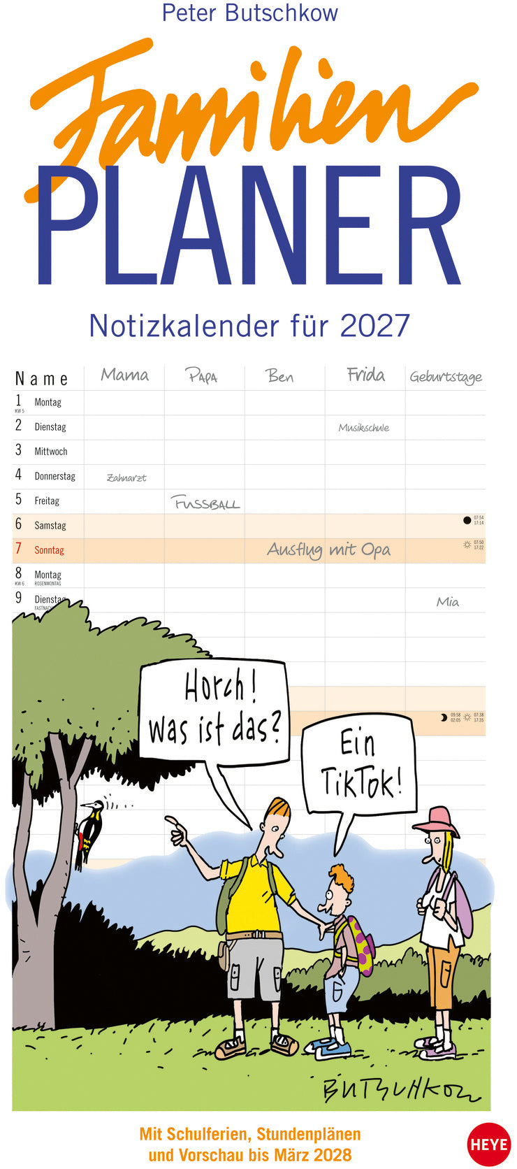 HEYE      Planificateur Butschkow   2027