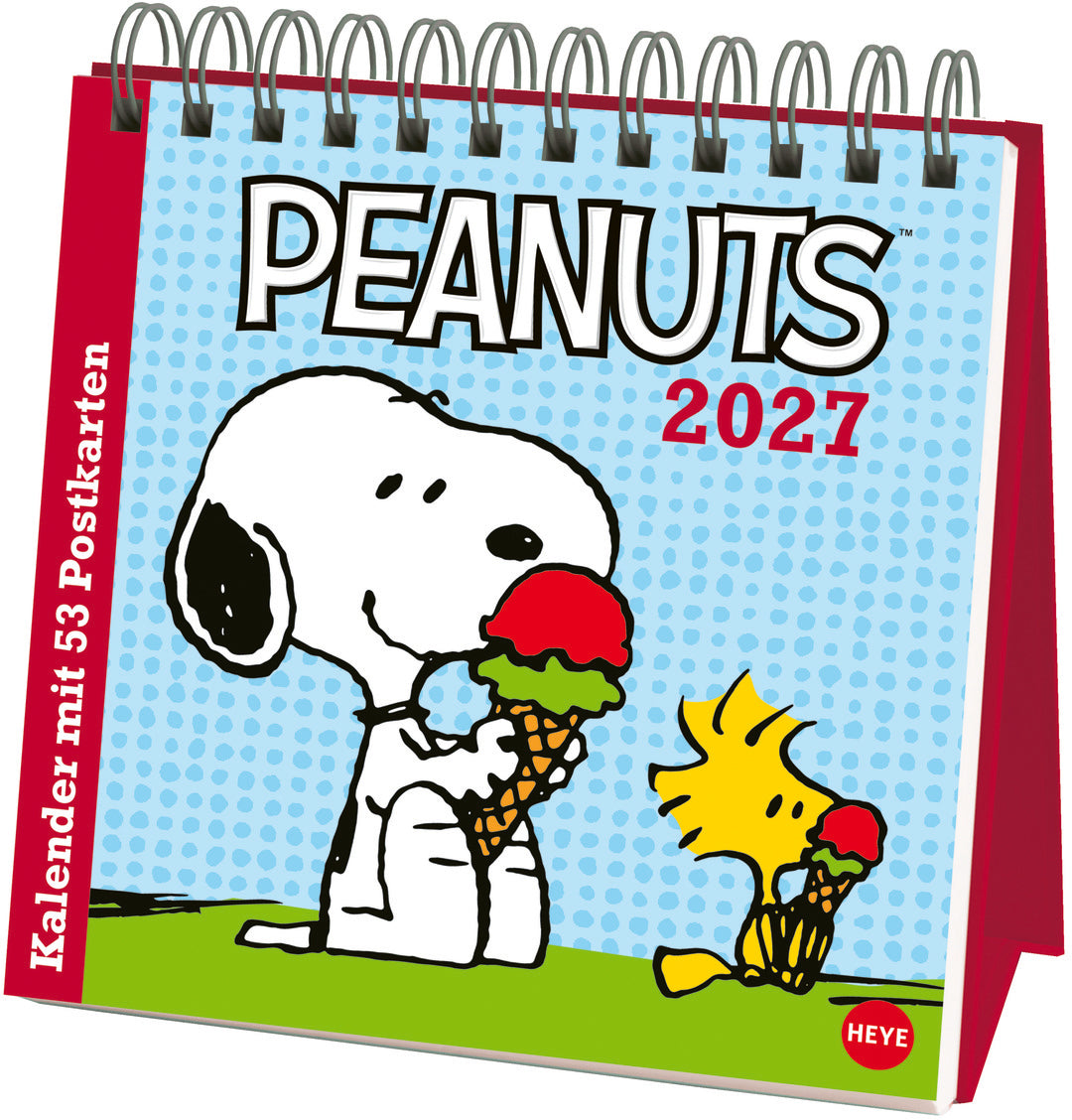 HEYE      Cal. de cartes p. Peanuts 2027