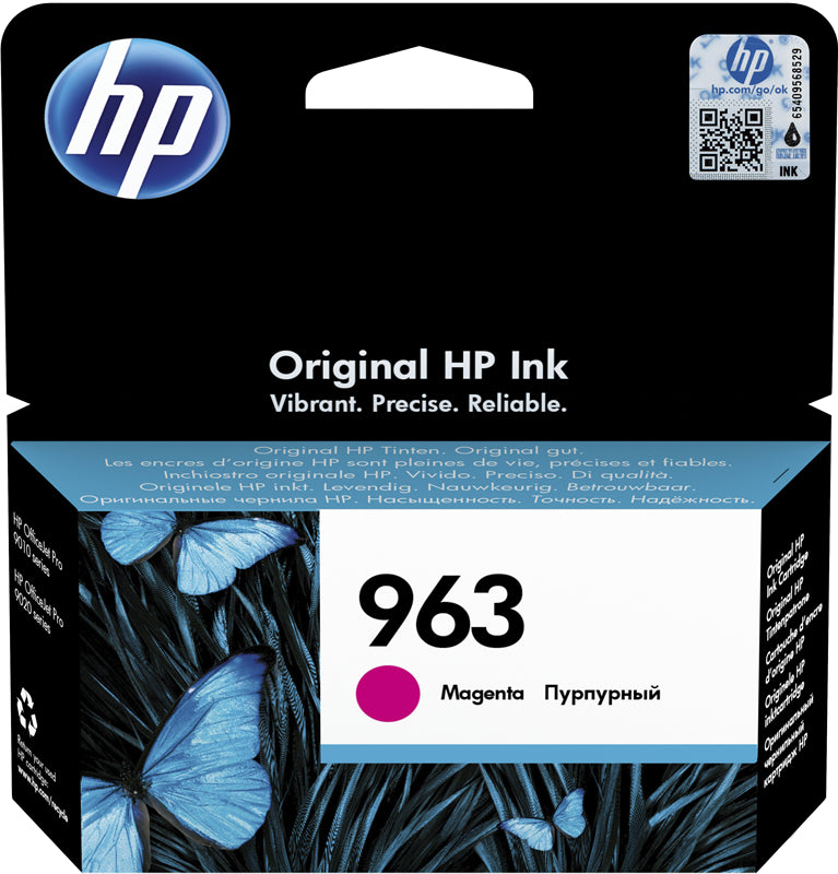 HP Cart. d'encre 963 magenta 3JA24AE OfficeJet 9010/9020 700 p.