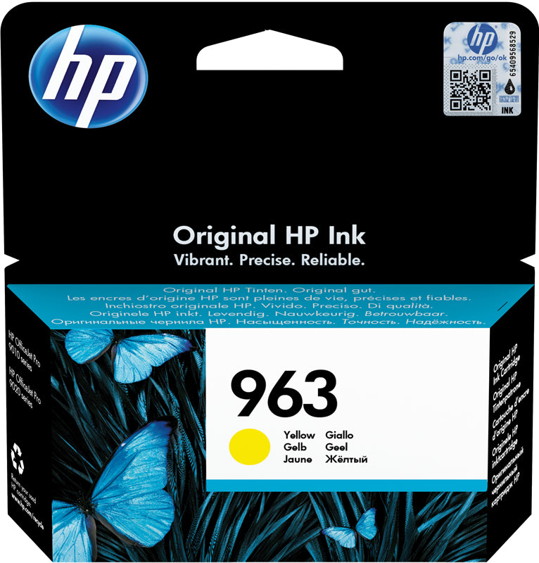 HP Cart. d'encre 963 yellow 3JA25AE OfficeJet 9010/9020 700 p.