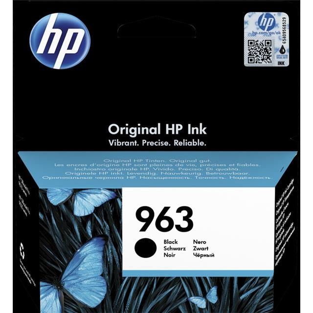 HP Cart. d'encre 963 noir 3JA26AE OfficeJet 9010/9020 1000 p.