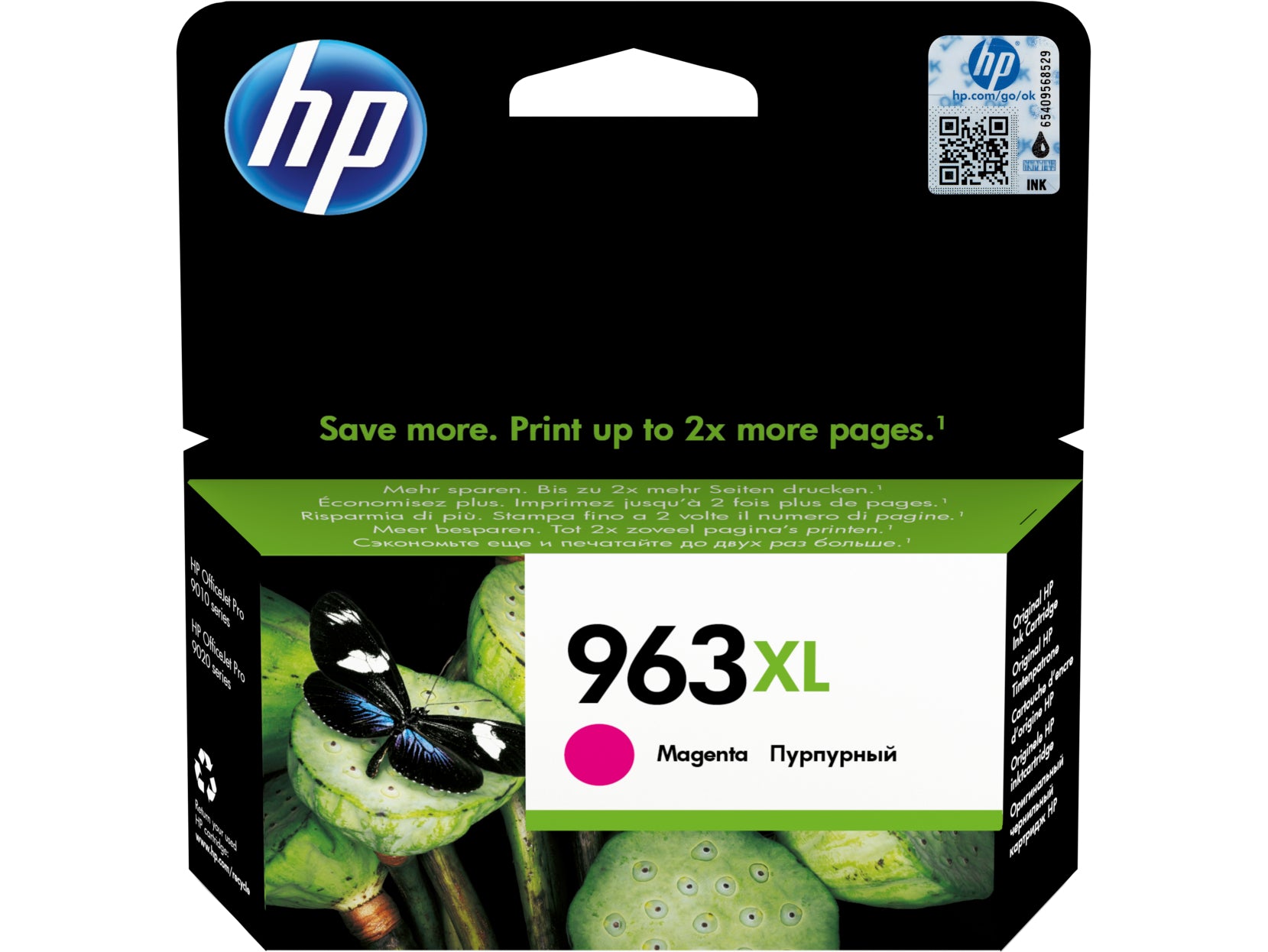 HP Cart. d'encre 963XL magenta 3JA28AE OfficeJet 9010/9020 1600 p.