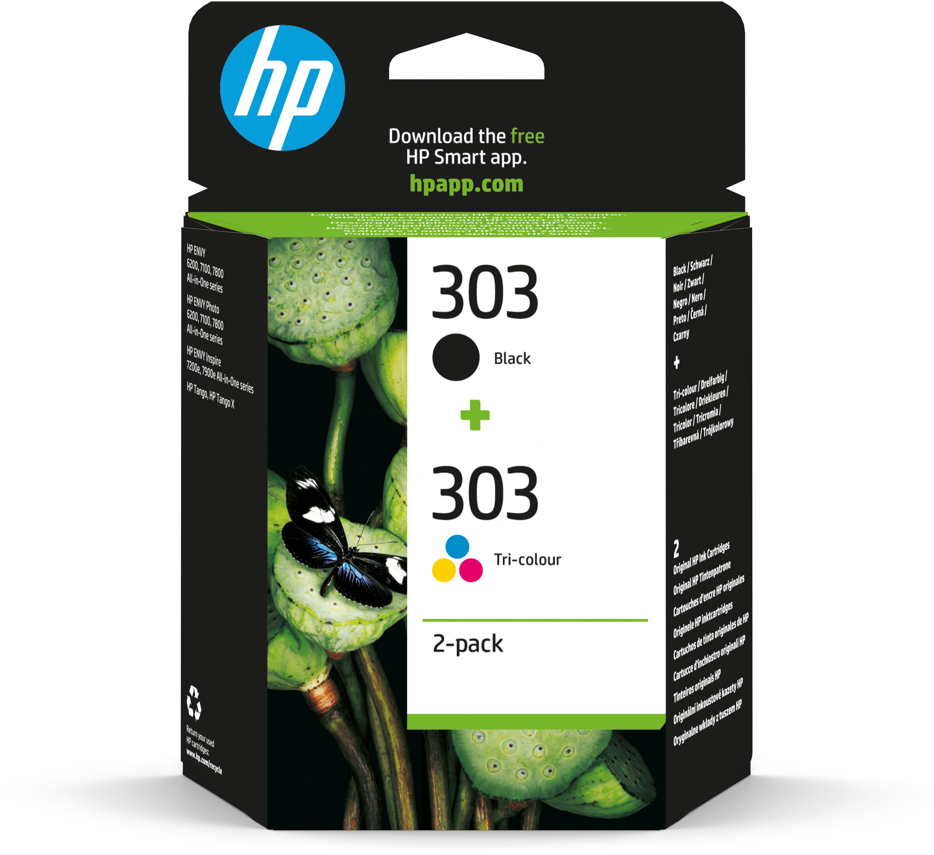 HP Combopack 303 BK/color 3YM92AE Envy Photo 623x 200/165 pages