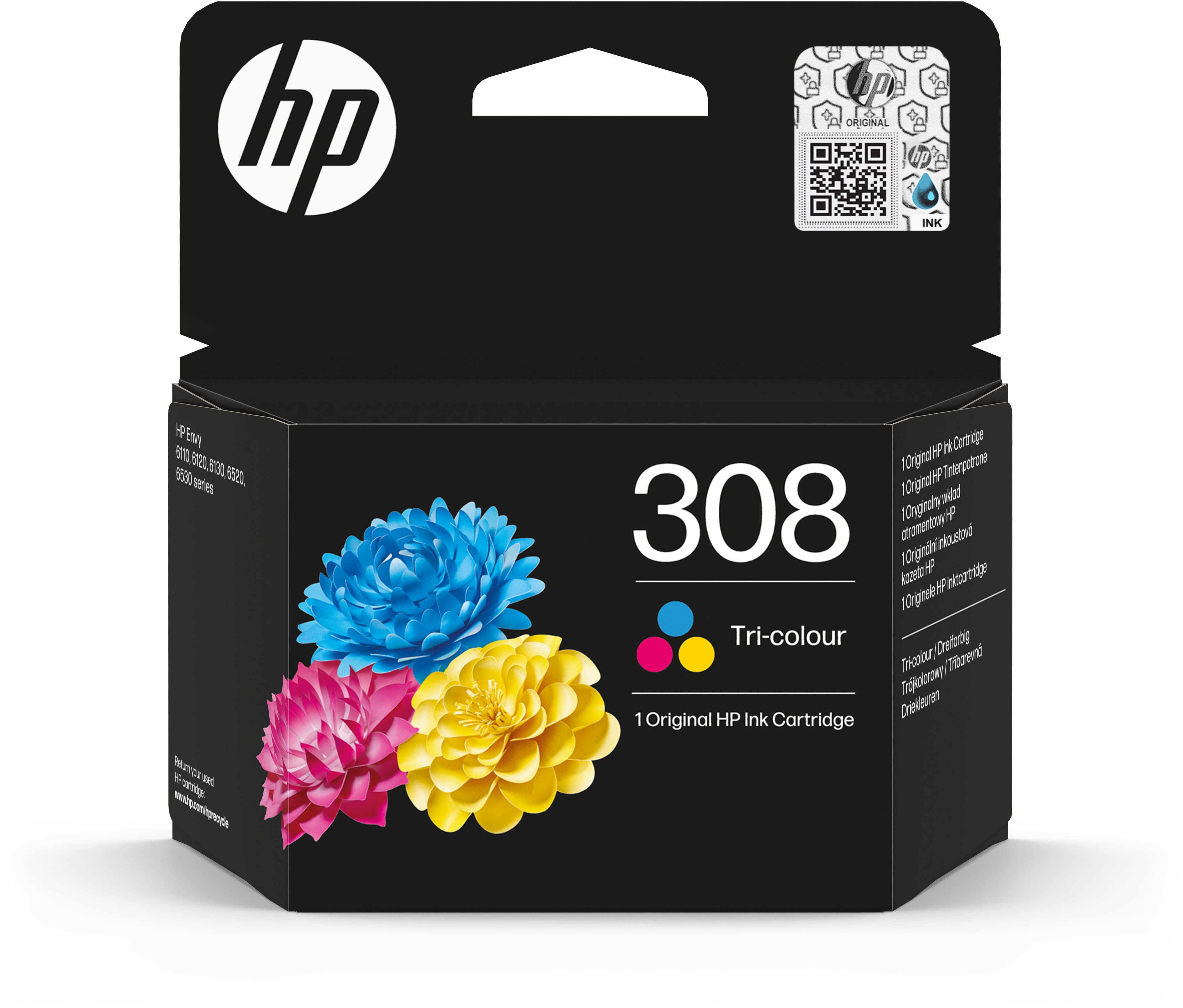 HP Cartouche d'encre 308 color 7FP20UE Envy 6122e/6520e 120 pages