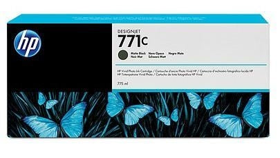 HP Cart. d'encre 771C matte black B6Y07A DesignJet Z6200 775ml