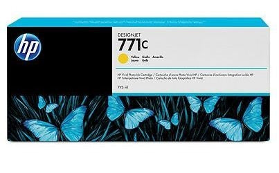 HP Cart. d'encre 771C yellow B6Y10A DesignJet Z6200 775ml