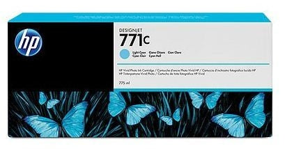 HP Cart. d'encre 771C light cyan B6Y12A DesignJet Z6200 775ml