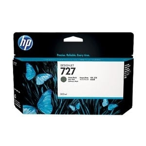HP Cart. d'encre 727 matte black C1Q12A DesignJet T920/T1500 300ml