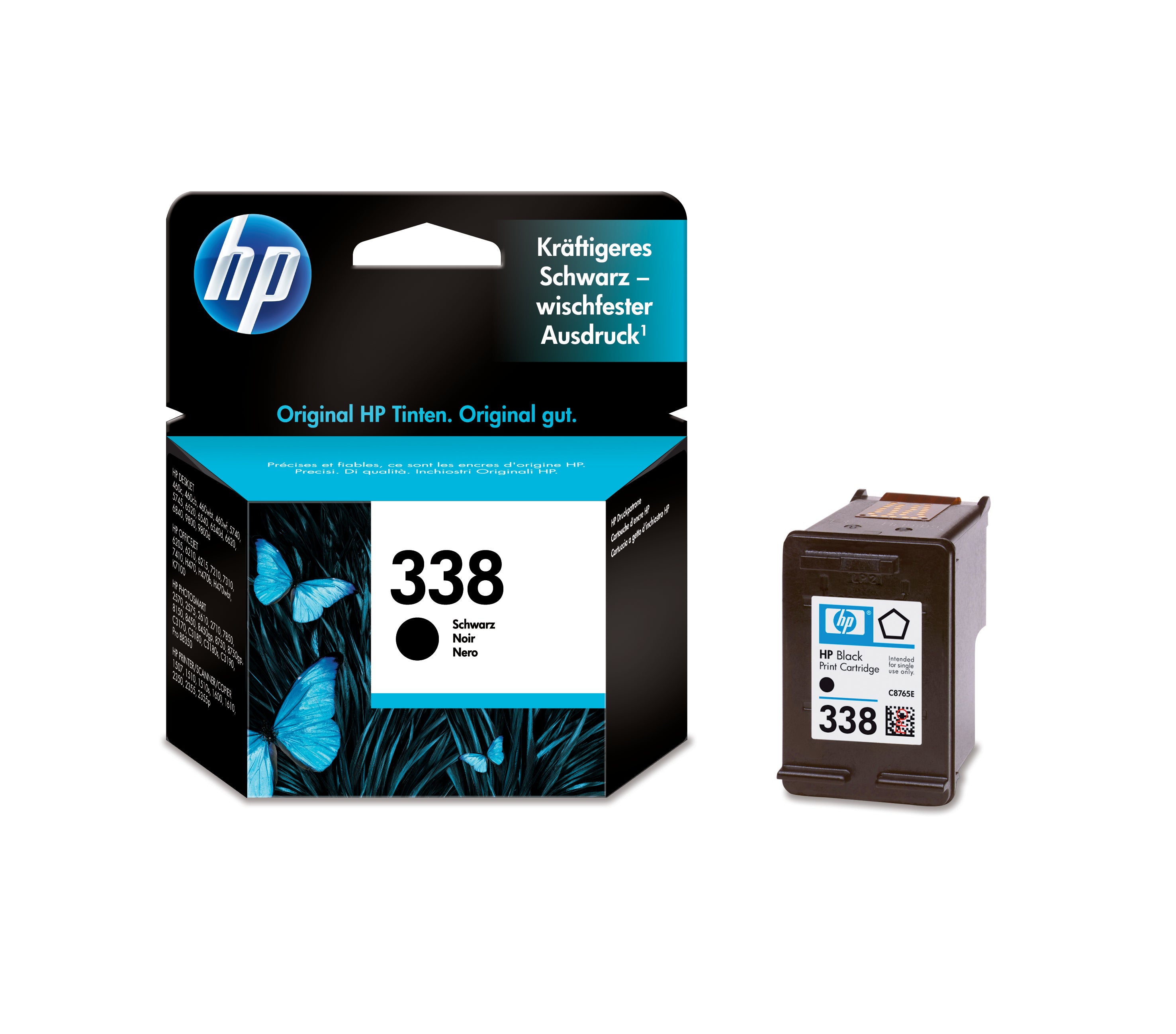 HP Cartouche d'encre 338 noir C8765EE PSC 2355 450 pages