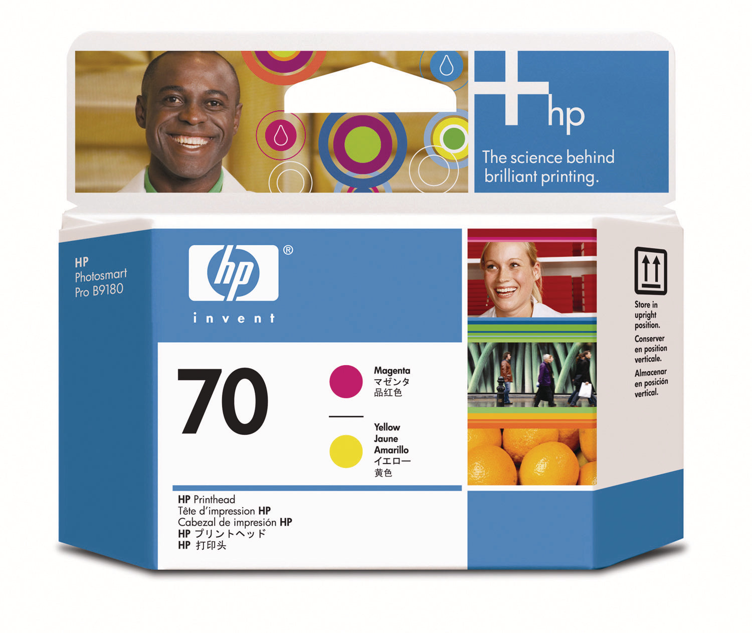 HP Tête d'imp. 70 magenta/yellow C9406A DesignJet Z2100/Z3100