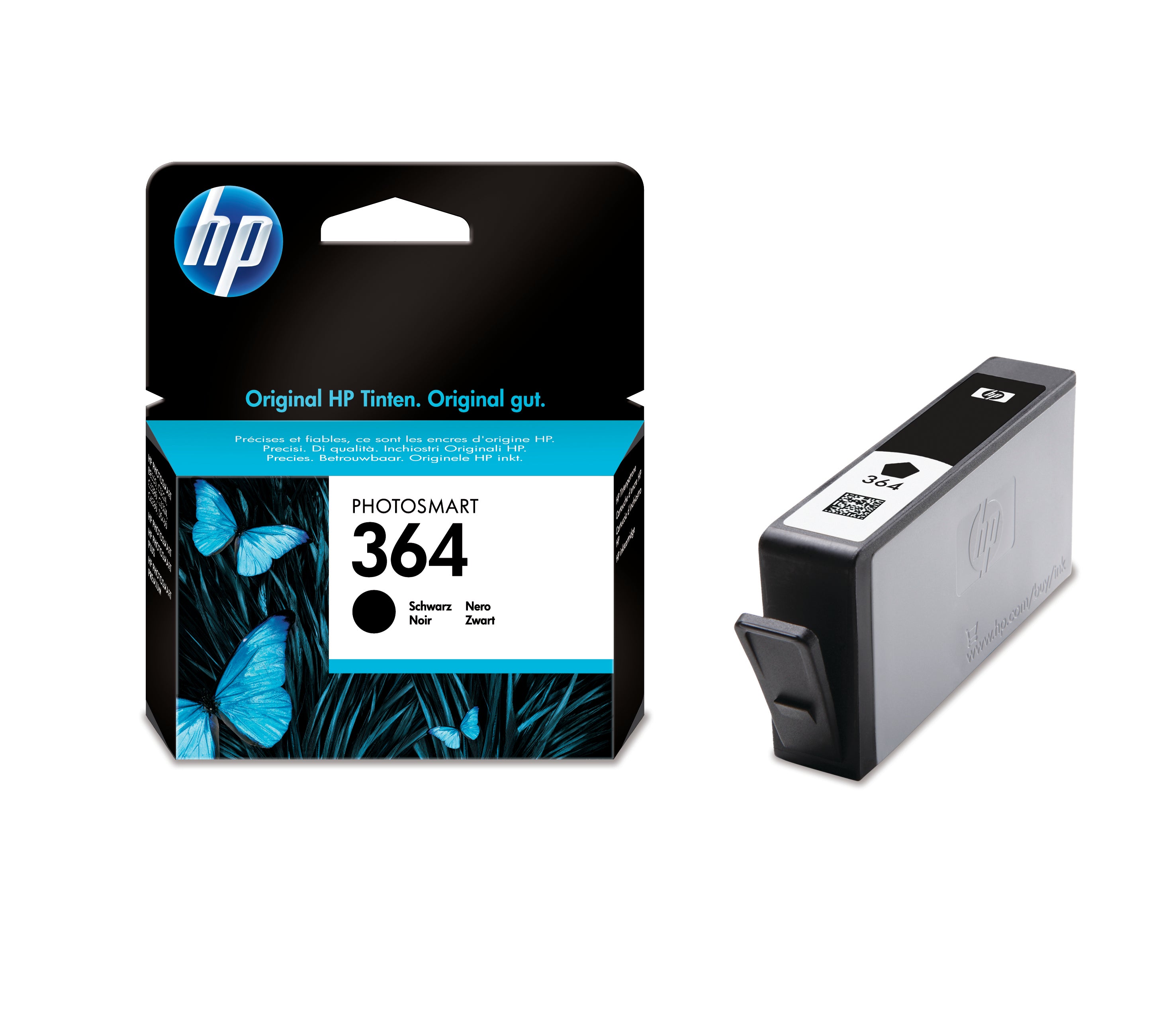 HP Cartouche d'encre 364 noir CB316EE PhotoSmart D5460 250 pages