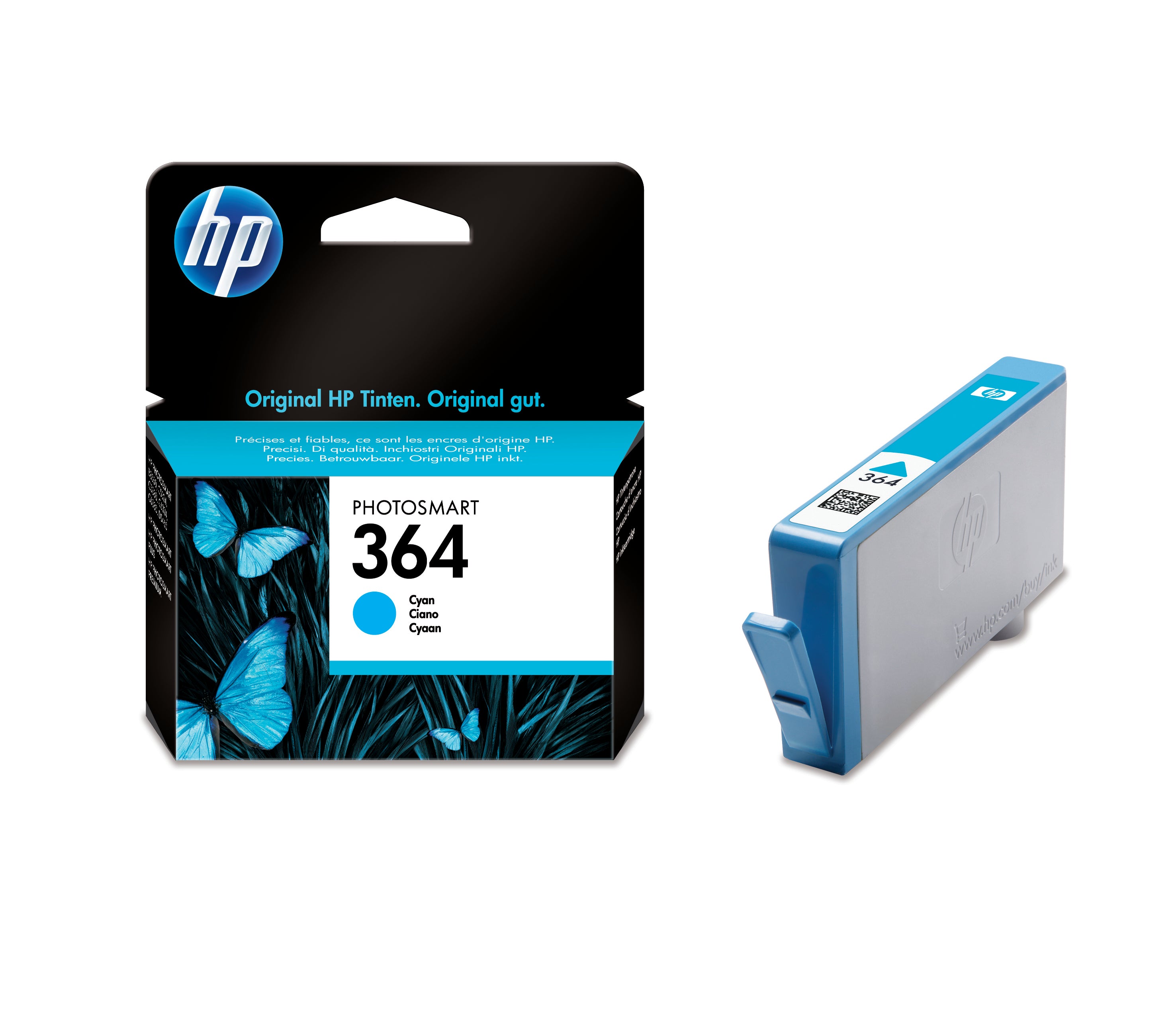 HP Cartouche d'encre 364 cyan CB318EE PhotoSmart D5460 300 pages