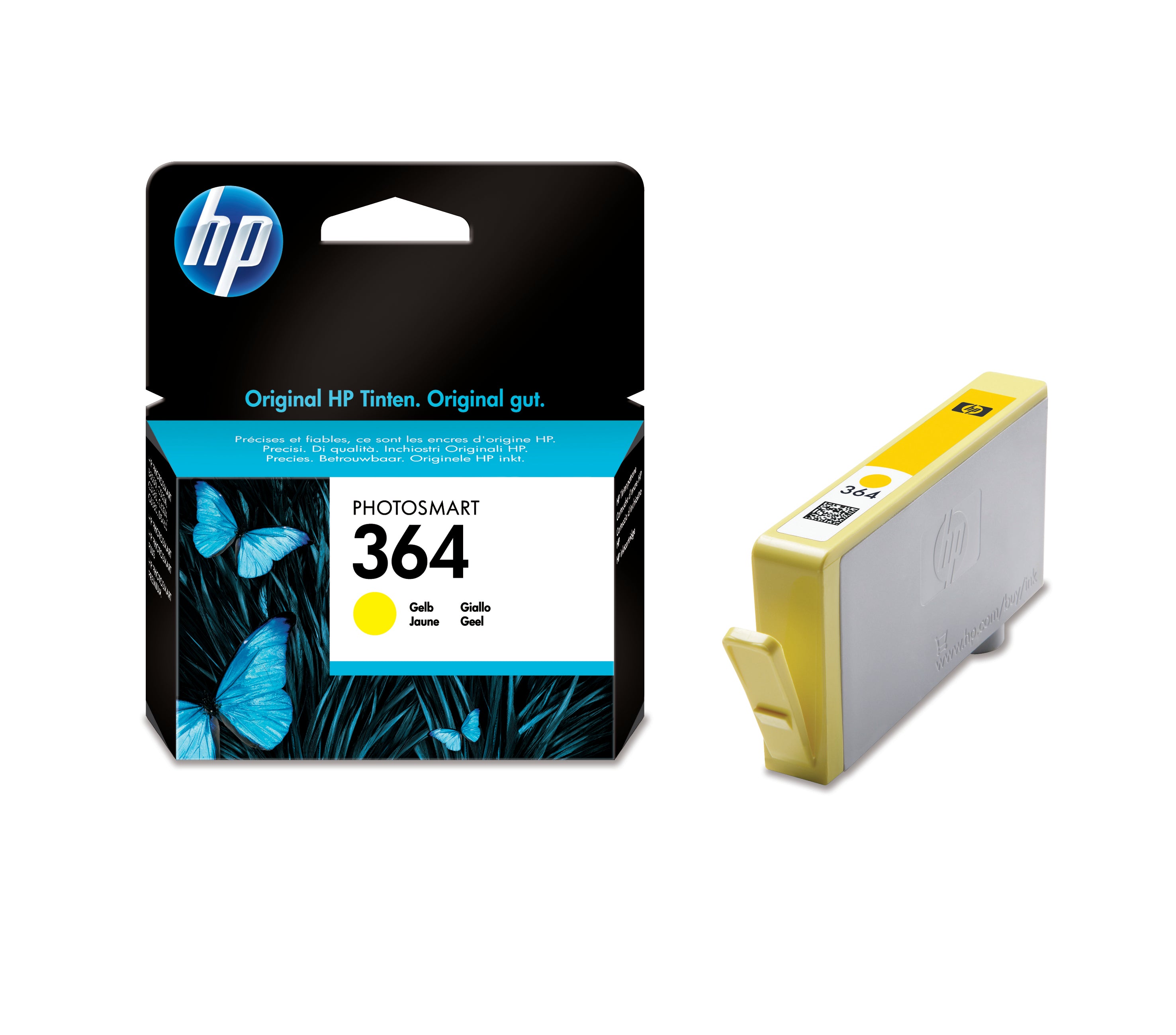 HP Cartouche d'encre 364 yellow CB320EE PhotoSmart D5460 300 pages