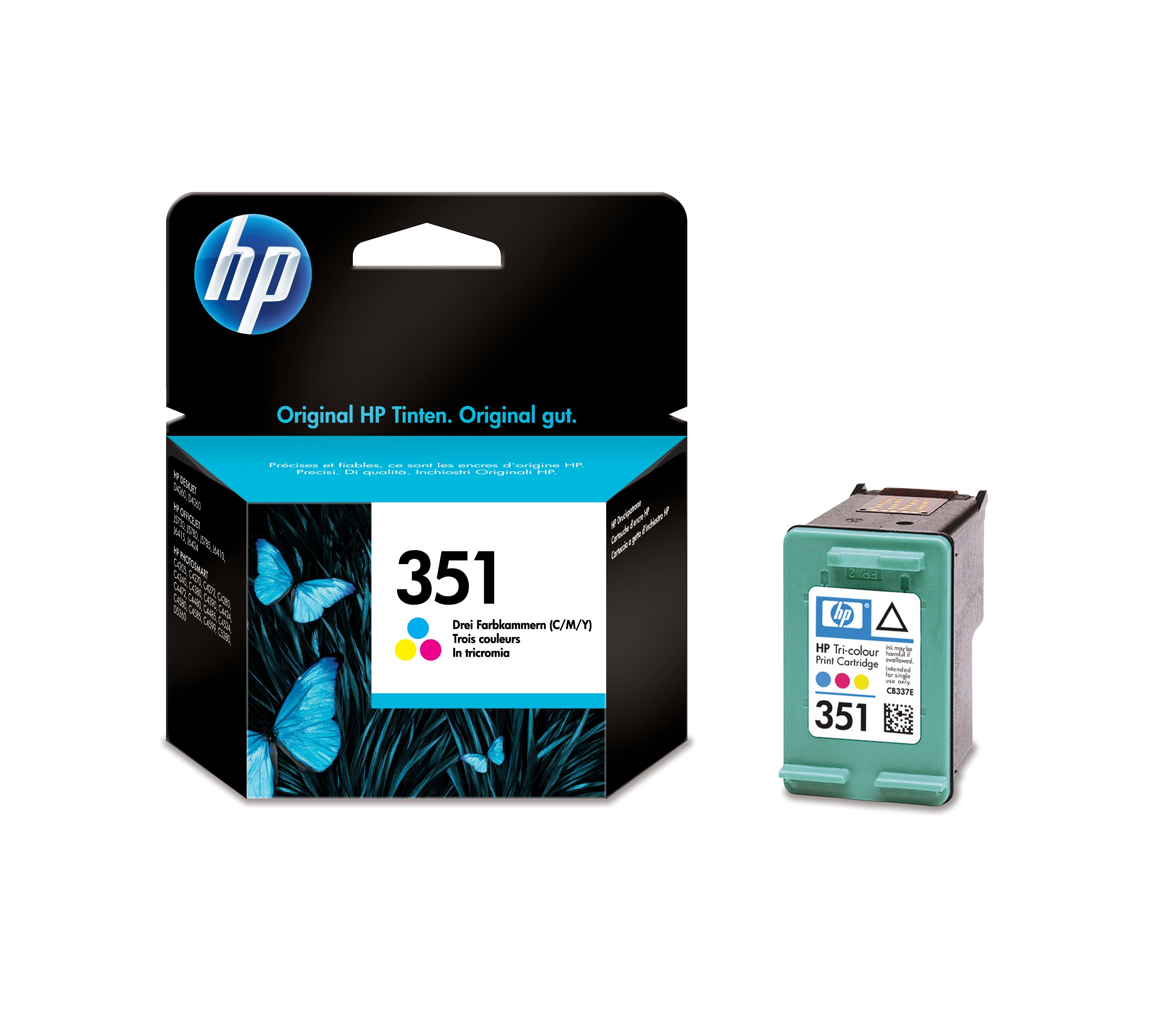 HP Cartouche d'encre 351 color CB337EE OfficeJet J 5780 170 pages