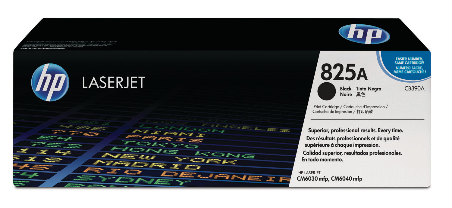 HP Cartouche toner 825A noir CB390A Color LJ CM 6040 19'500 pages