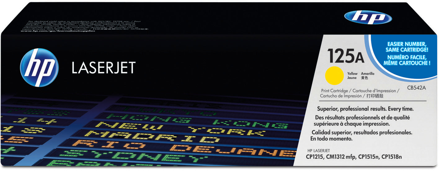 HP Cartouche toner 125A yellow CB542A Color LJ CP 1210 1400 pages