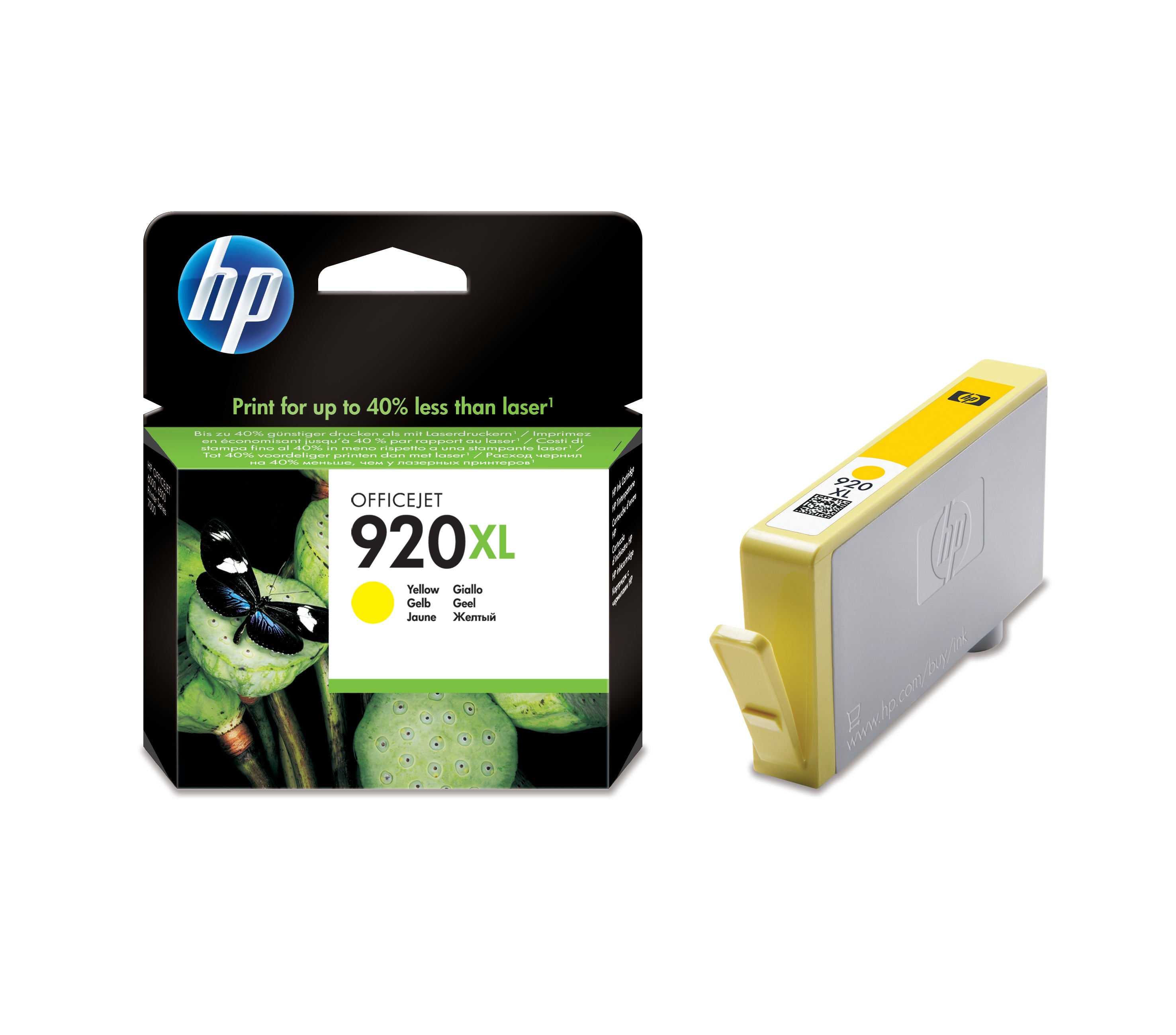 HP Cart. d'encre 920XL yellow CD974AE OfficeJet 6500 700 pages
