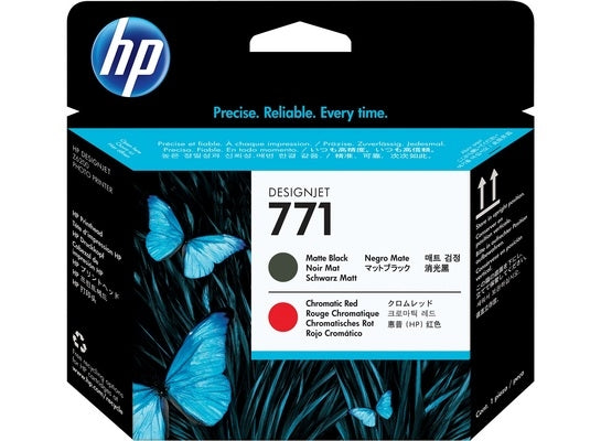 HP Tête d'imp.771 matte black/red CE017A DesignJet Z6200