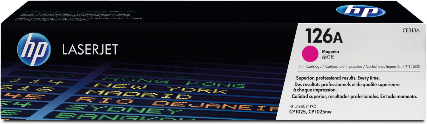 HP Cartouche toner 126A magenta CE313A Color LJ Pro CP1025 1000 p.