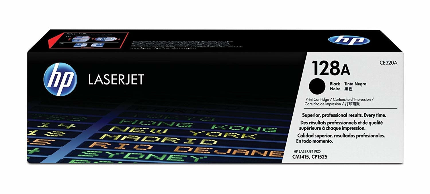 HP Cartouche toner 128A noir CE320A Color LJ Pro CM1415 2000 p.